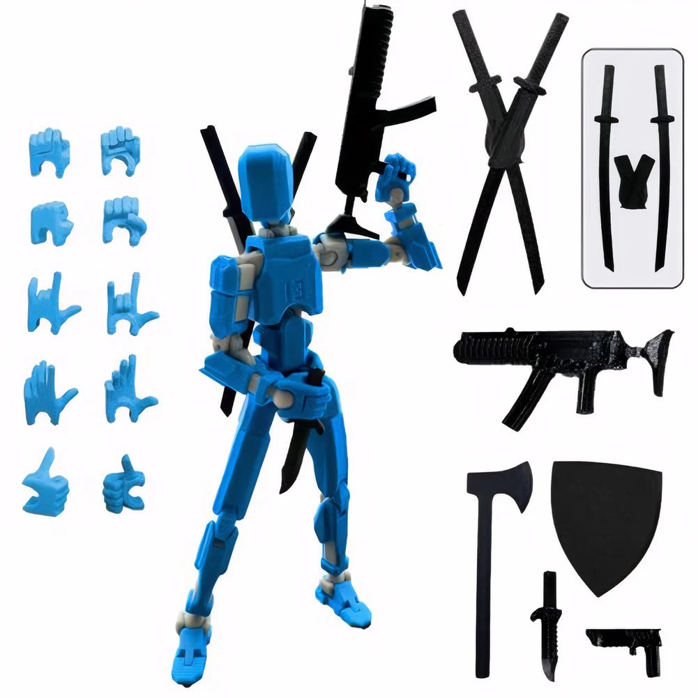 13 Action Figure Titan Multi-articular Robot Toys Dummy 3D Printed Movable Shapeshift Robot Action Anime Figure For Boy Gifts