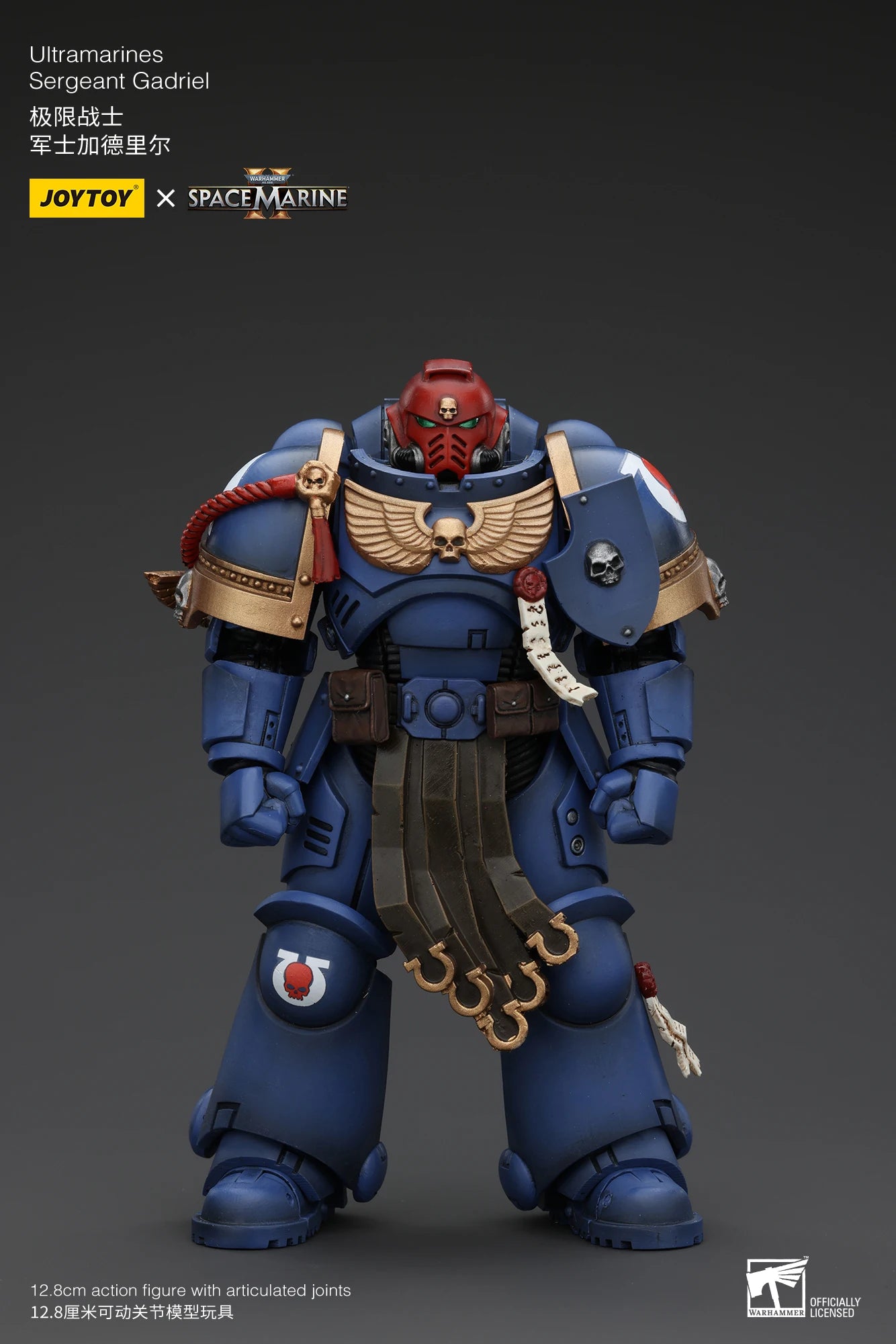 JOYTOY Warhammer 40,000 1/18 Action Figures Ultramarines Lieutenant Titus&Sergeant Gadriel&Brother Chairon Model