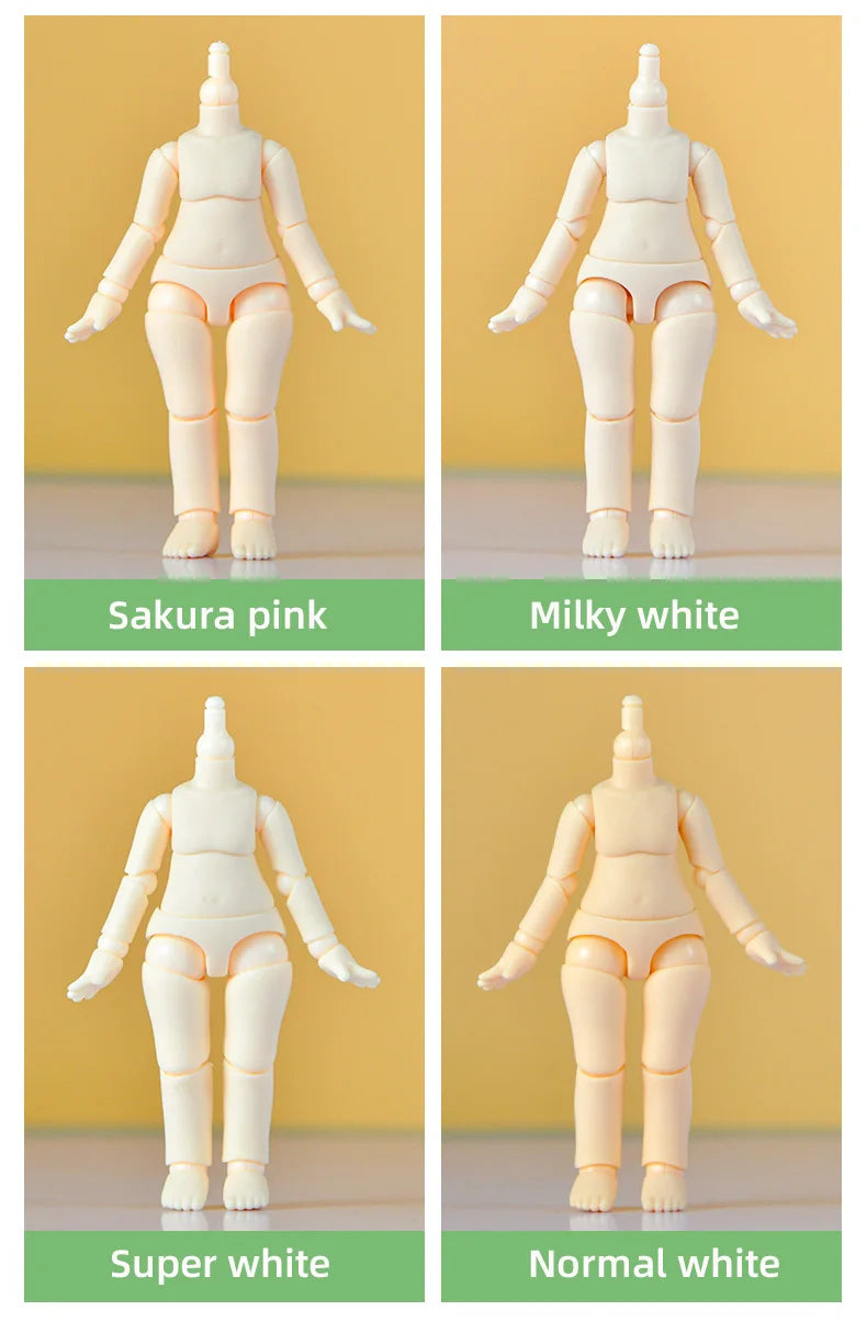 New YMY Body OB11 Bjd Body for GSC Head Obitsu 11 1/12BJD Doll Body Spherical Joint Doll Toy Replacement Hand Accessories