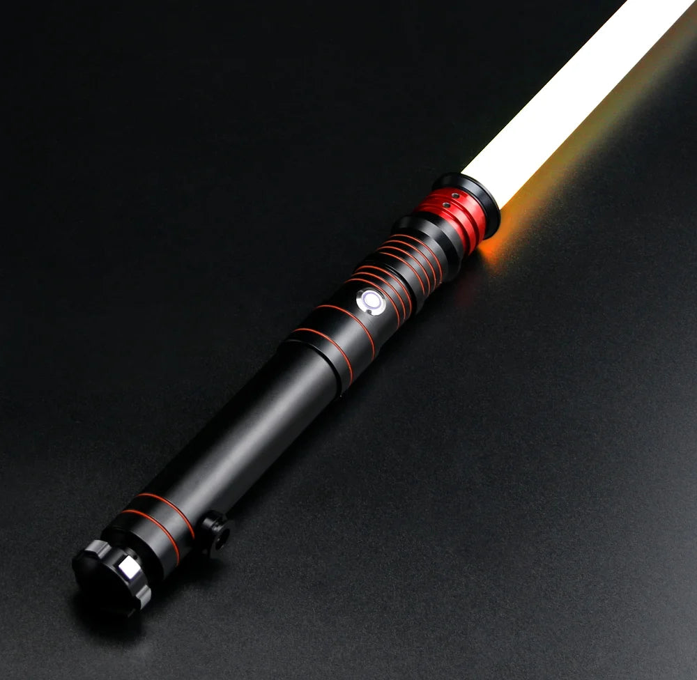 TXQSABER Smooth Swing Lightsaber Metal Hilt Heavy Dueling 12 Colors Changing Blaster Cosplay Bluetooth Laser Sword Kids Toys