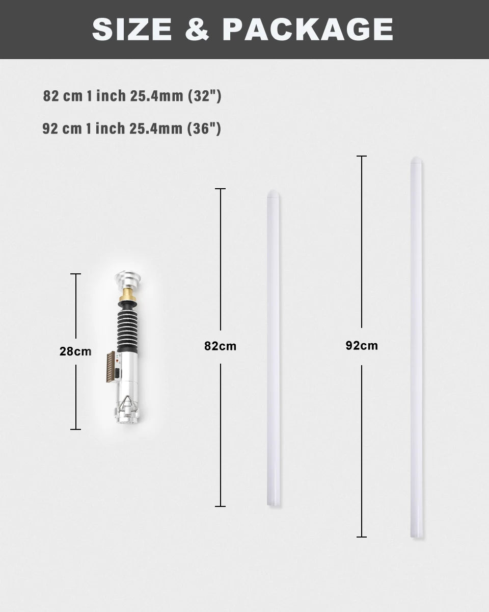 TXQ LUKE ROTJ TV Skywalker Proffie Glow NEO SNV4 Smooth Swing Heavy Dueling Lightsaber Blaster Metal Toys Cosplay Gift Laser