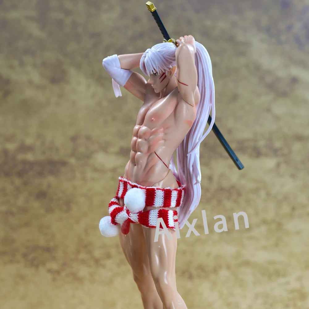 31cm Inuyasha Anime Figure Sesshoumaru Sexy Anime Figures +18 Uncensored for Adult Collection Gift Model Toys