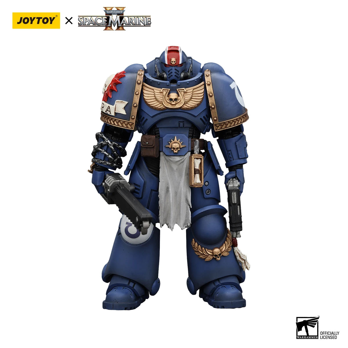 JOYTOY Warhammer 40,000 1/18 Action Figures Ultramarines Lieutenant Titus&Sergeant Gadriel&Brother Chairon Model