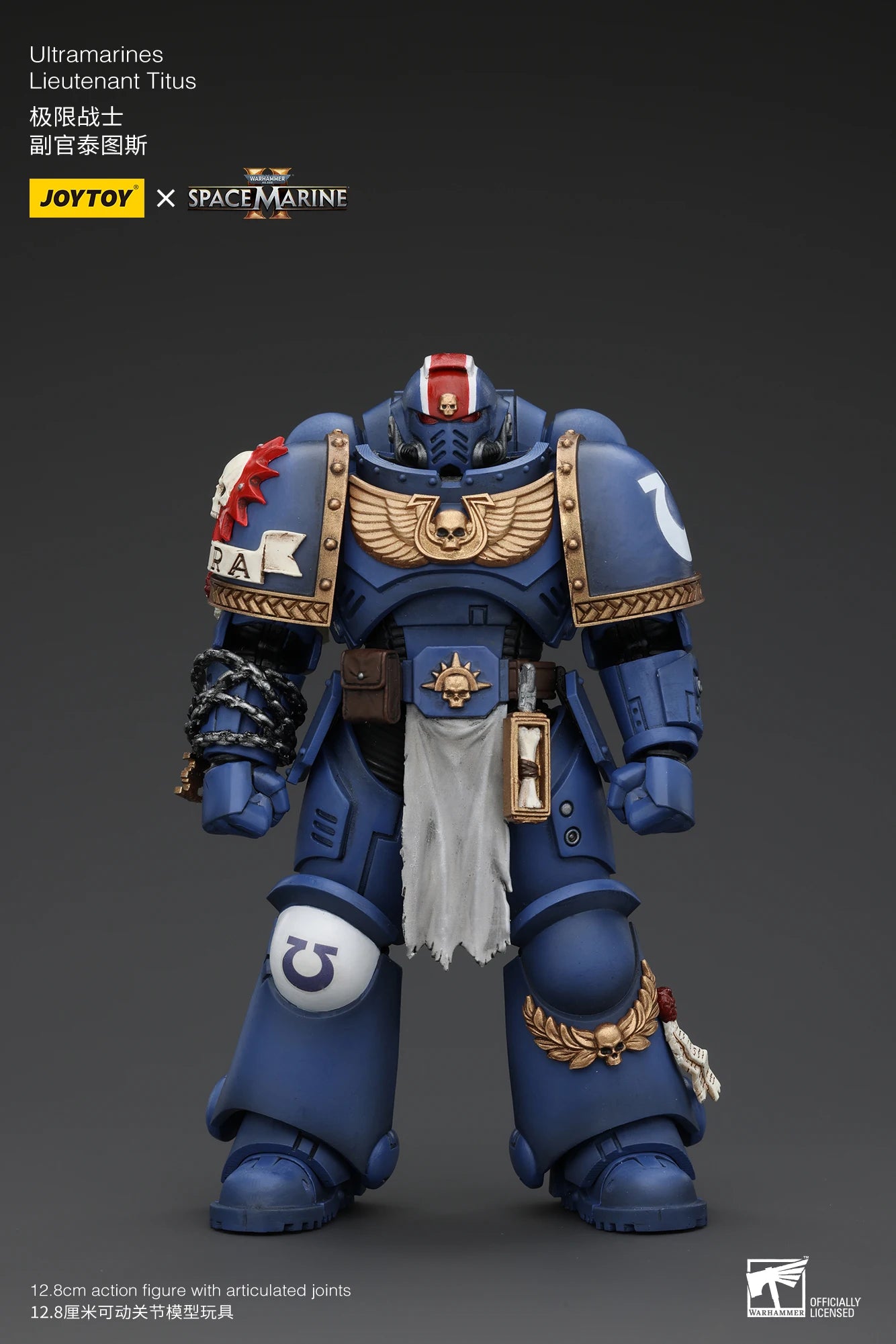 JOYTOY Warhammer 40,000 1/18 Action Figures Ultramarines Lieutenant Titus&Sergeant Gadriel&Brother Chairon Model