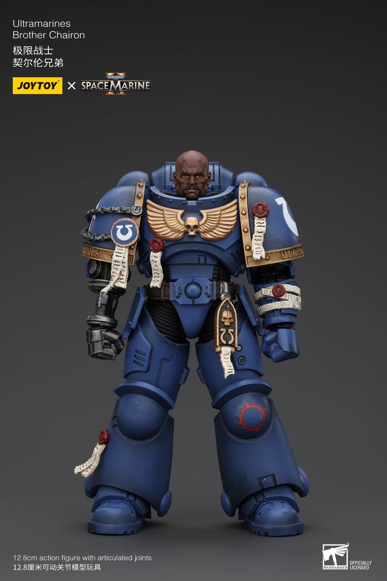 JOYTOY Warhammer 40,000 1/18 Action Figures Ultramarines Lieutenant Titus&Sergeant Gadriel&Brother Chairon Model