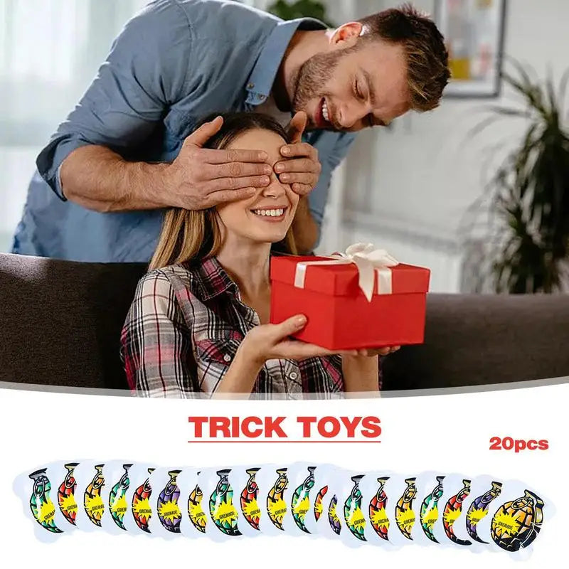 20pcs Funny Fart Bombs Bag Stink Bombs Explosions Smelly Sachet Vocalize Toy Practical Jokes Fake Bombs Toy Gag Funny Toy