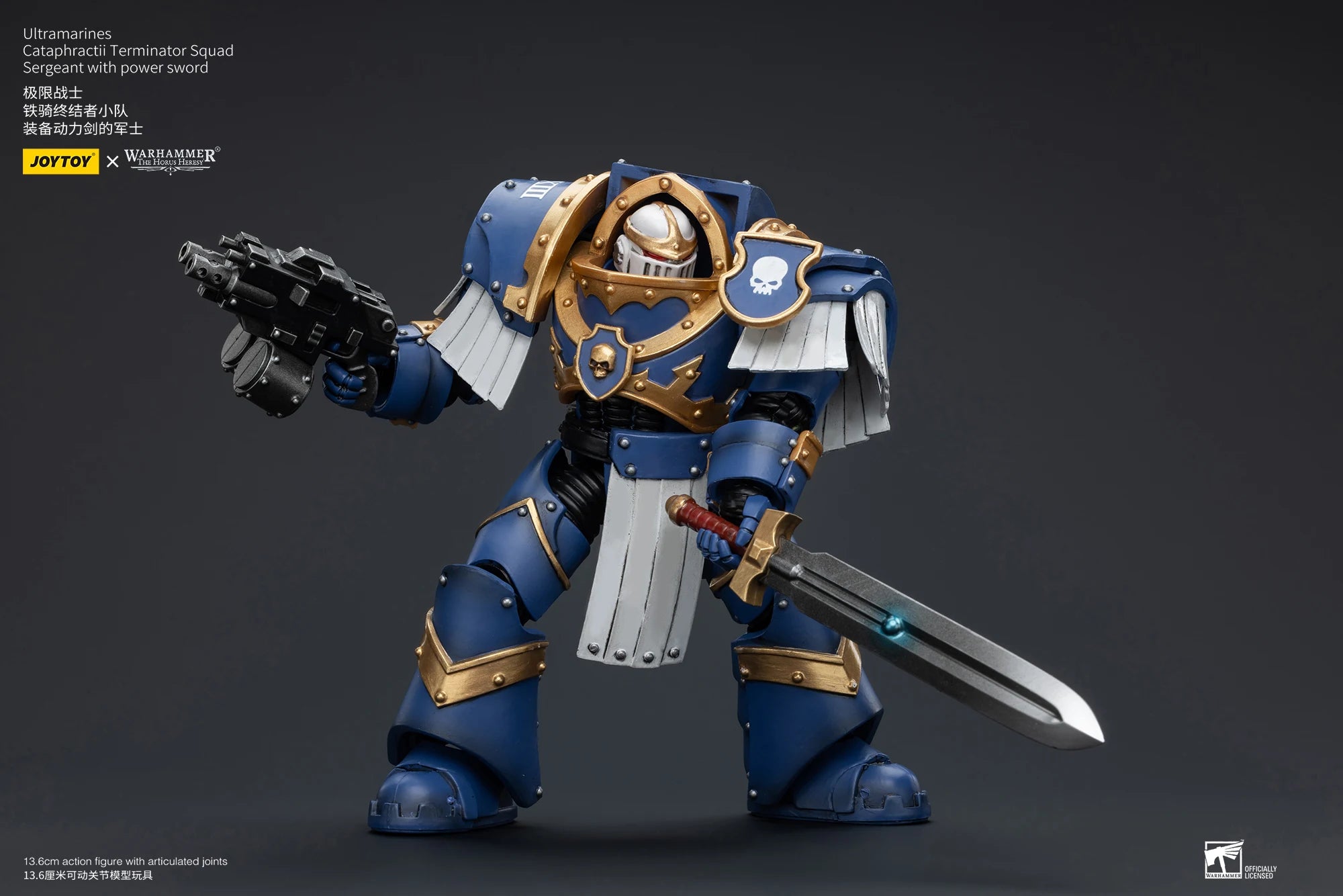 JOYTOY Warhammer 40K 1/18 Action Figure Ultramarines Cataphractii Terminator Squad Anime Figures Toys Model