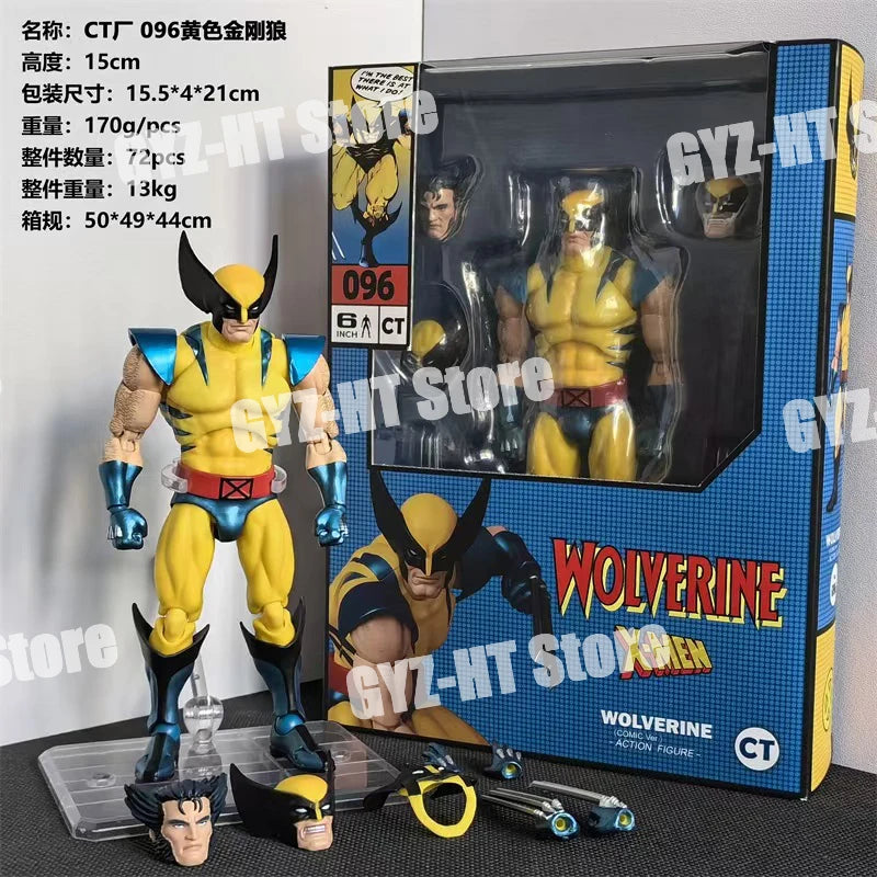 In Stock Ct Toys wolverine Mafex 096 Brown Figure 138 Comic Ver X-Men Shf Anime Action Figure Figurine Model Custom Gifts Toys