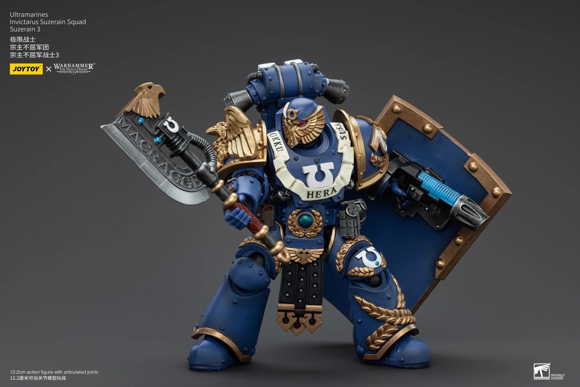 JOYTOY Warhammer 30K 1/18 Action Figures Ultramarines Invictarus Suzerain Squad Suzerain 5PCS Model Anime Military Model