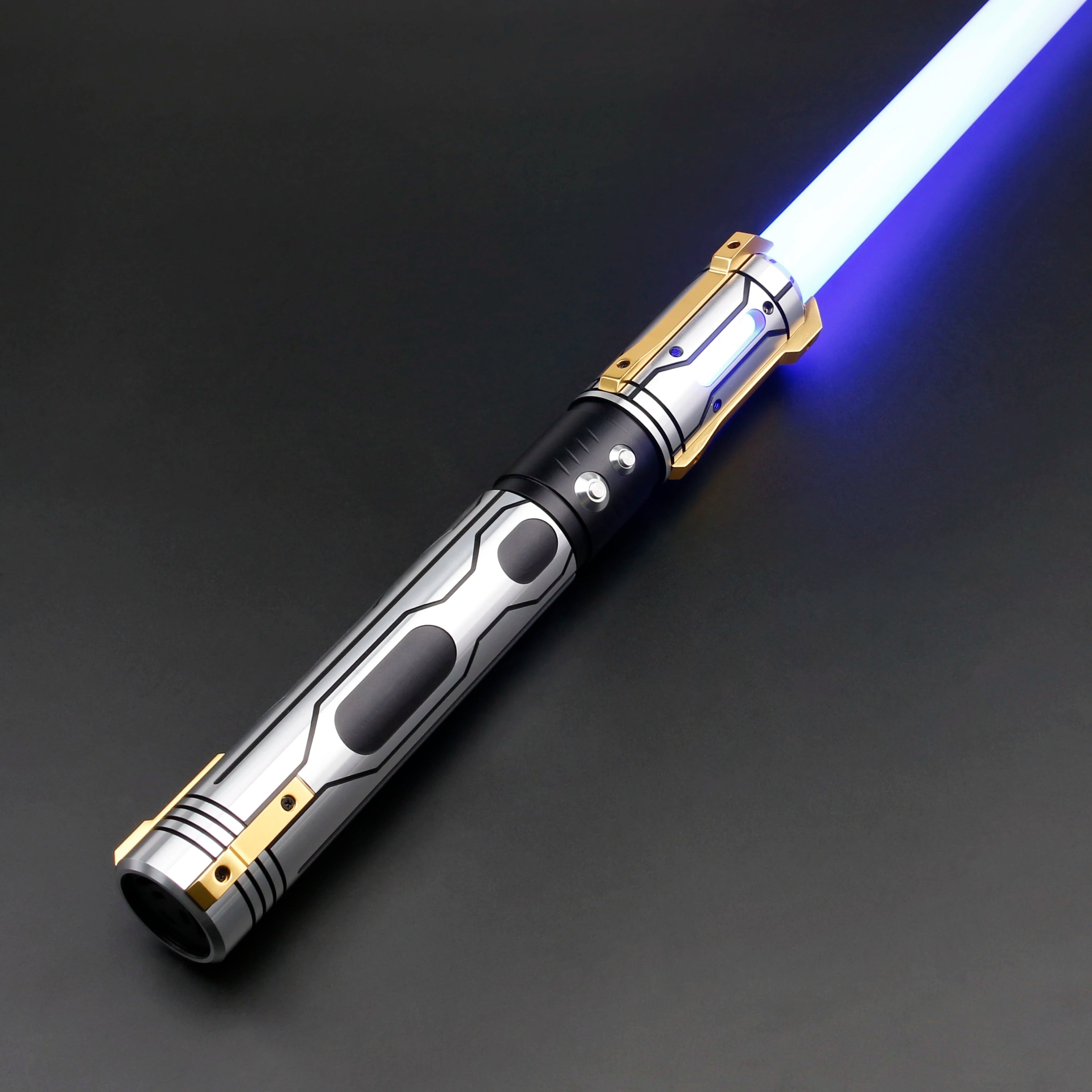 TXQSABER Ghost Lightsaber Pixel Soundboard Neo Smooth Swing Metal Handle LED Strip Blade Cosplay Laser Jedi Sword Kids Toys
