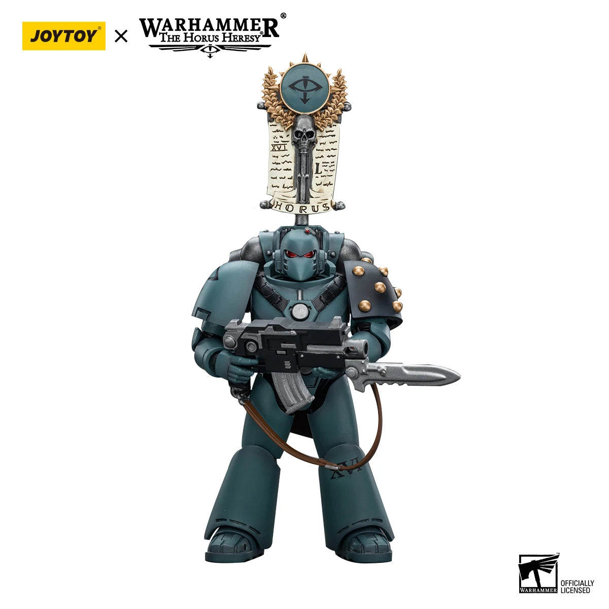 JOYTOY Warhammer40K 1/18 6PCS Action Figures Sons of Horus MKVI Tactical Squad Dreadnought Anime Model
