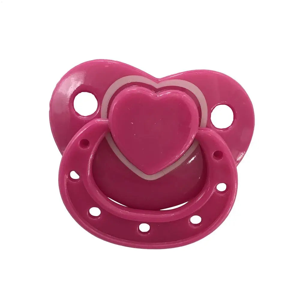 Doll Magnet Pacifier for 20-22inch Baby Dolls Cute Lovely Magnet Pacifier ABS Plastic Simulation Nipples Doll Accessory