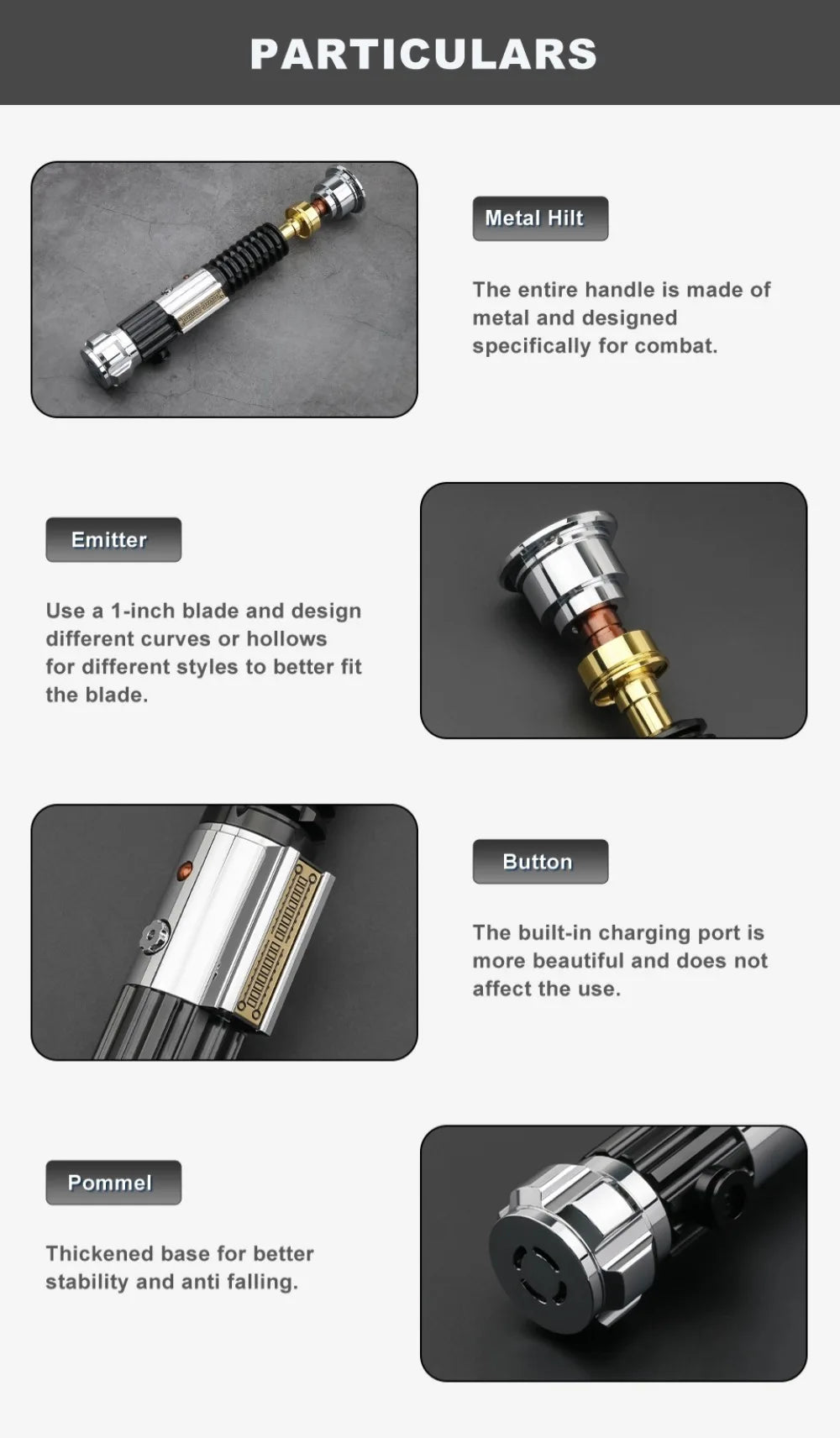 TXQSABER Kenobi OBI-Wan EP3 Lightsaber SNV4PRO Skywalke Laster Combat Proffie JEDI 16sound Blaster Smooth Swing Metal Light Gift