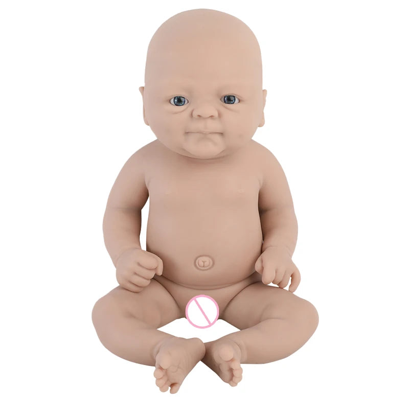 IVITA 100% Silicone Reborn Baby Doll Unpainted Realistic Baby Dolls Wholesale Lifelike Bebe Toys for Children Christmas Gift