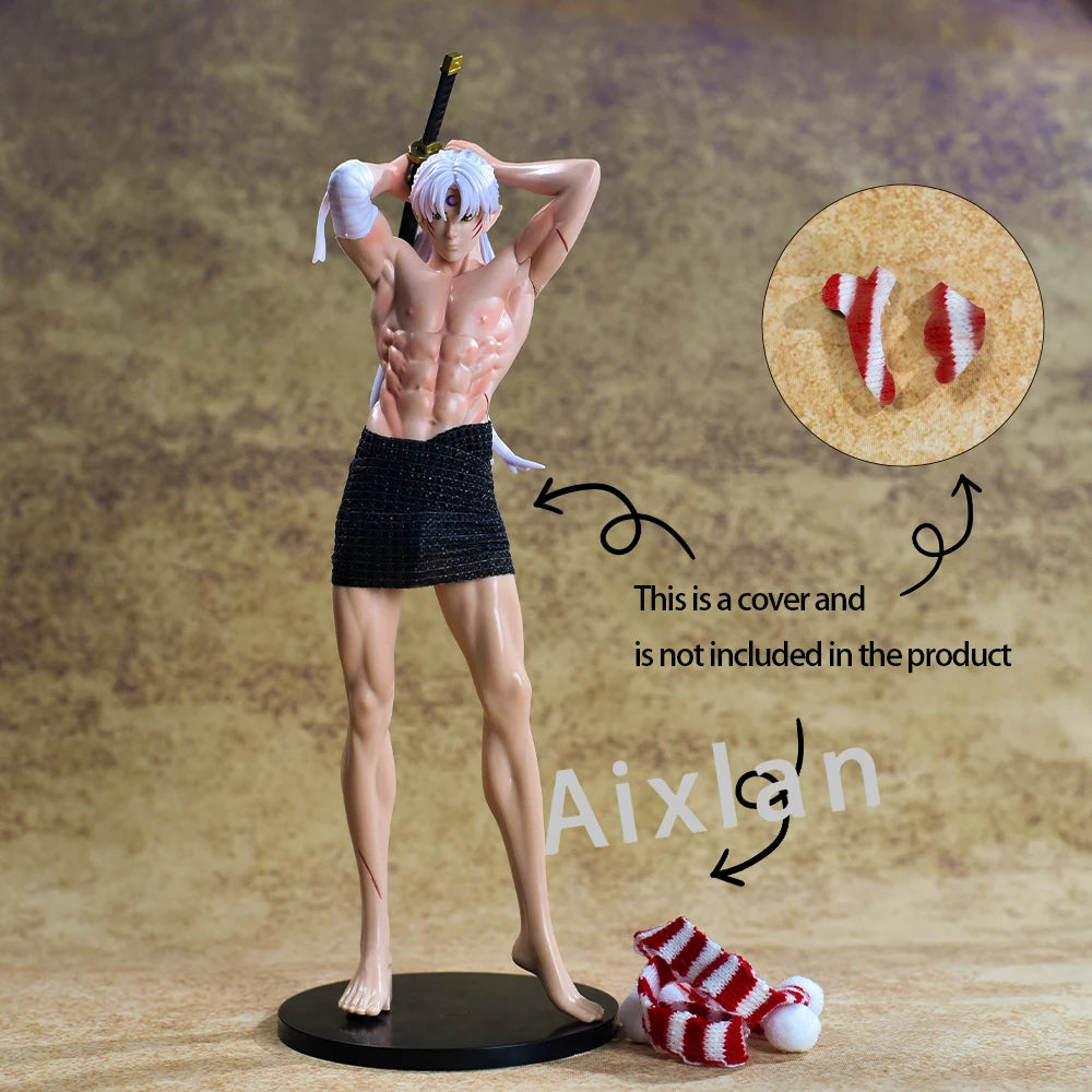 31cm Inuyasha Anime Figure Sesshoumaru Sexy Anime Figures +18 Uncensored for Adult Collection Gift Model Toys