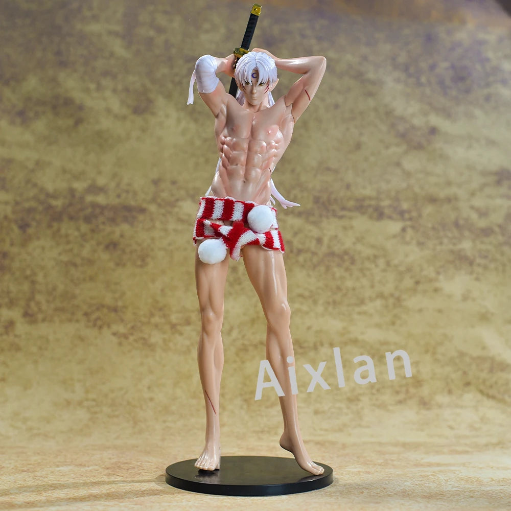31cm Inuyasha Anime Figure Sesshoumaru Sexy Anime Figures +18 Uncensored for Adult Collection Gift Model Toys