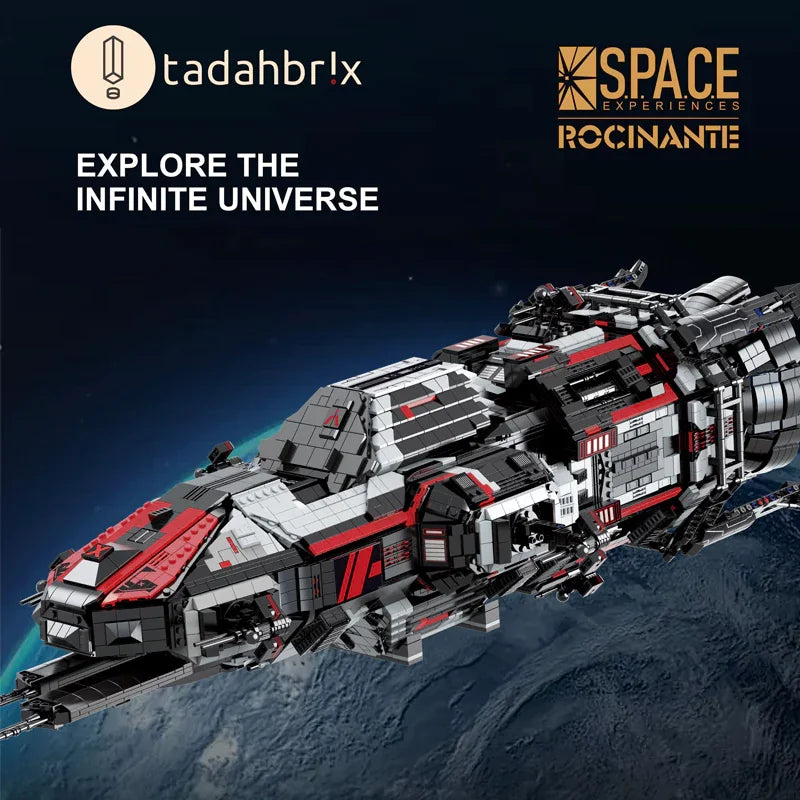 Movie The Expanse MOC 33906 ROCINANTE Space Expanse Model Building Blocks Brick Puzzle Toys for Children Adult Kids Boys Gift