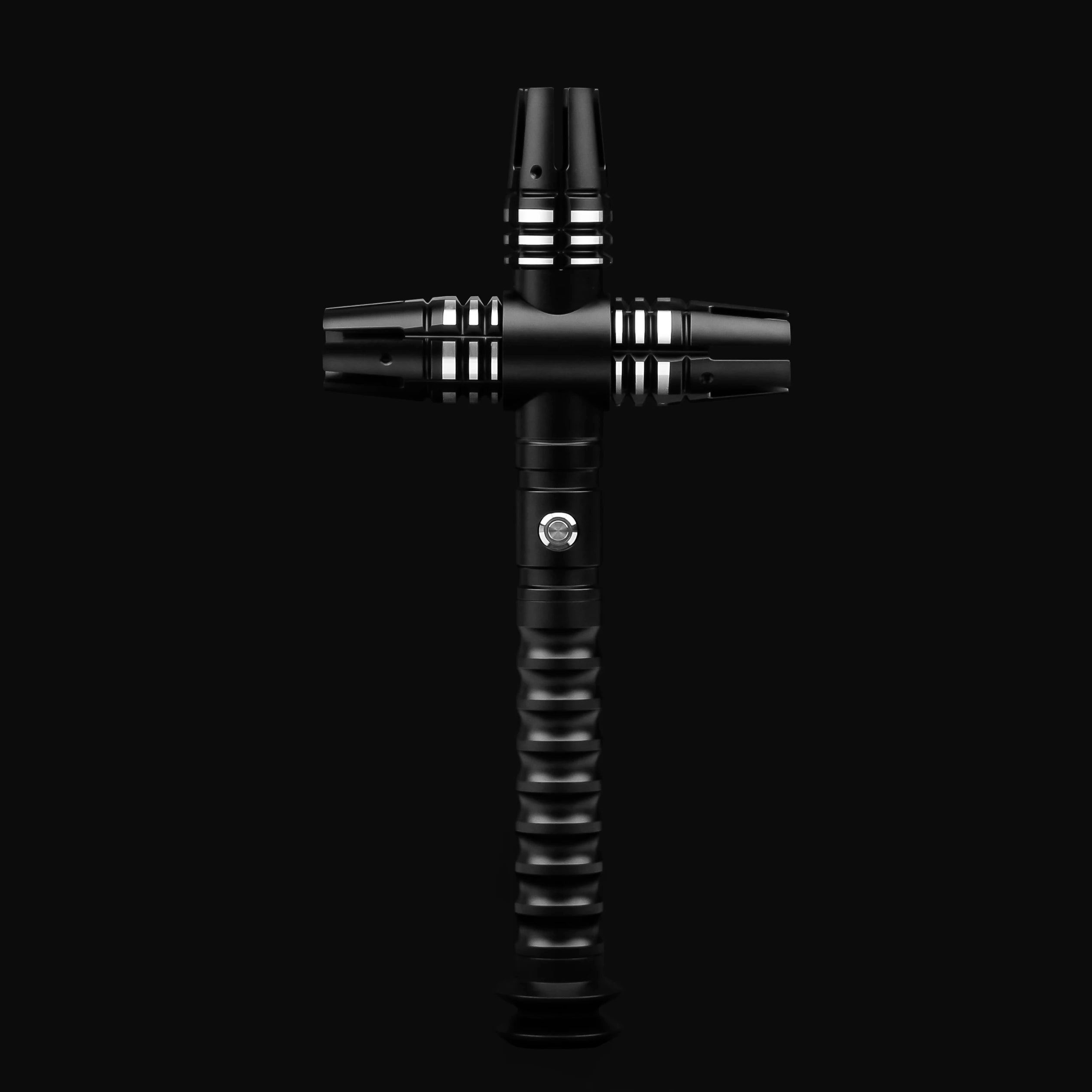 TXQSABER Lightsaber Crossguard Smooth Swing Force Dueling Blade With Metal Hilt Foc Blaster Pulse Dark Cosplay Laser Sword-C02