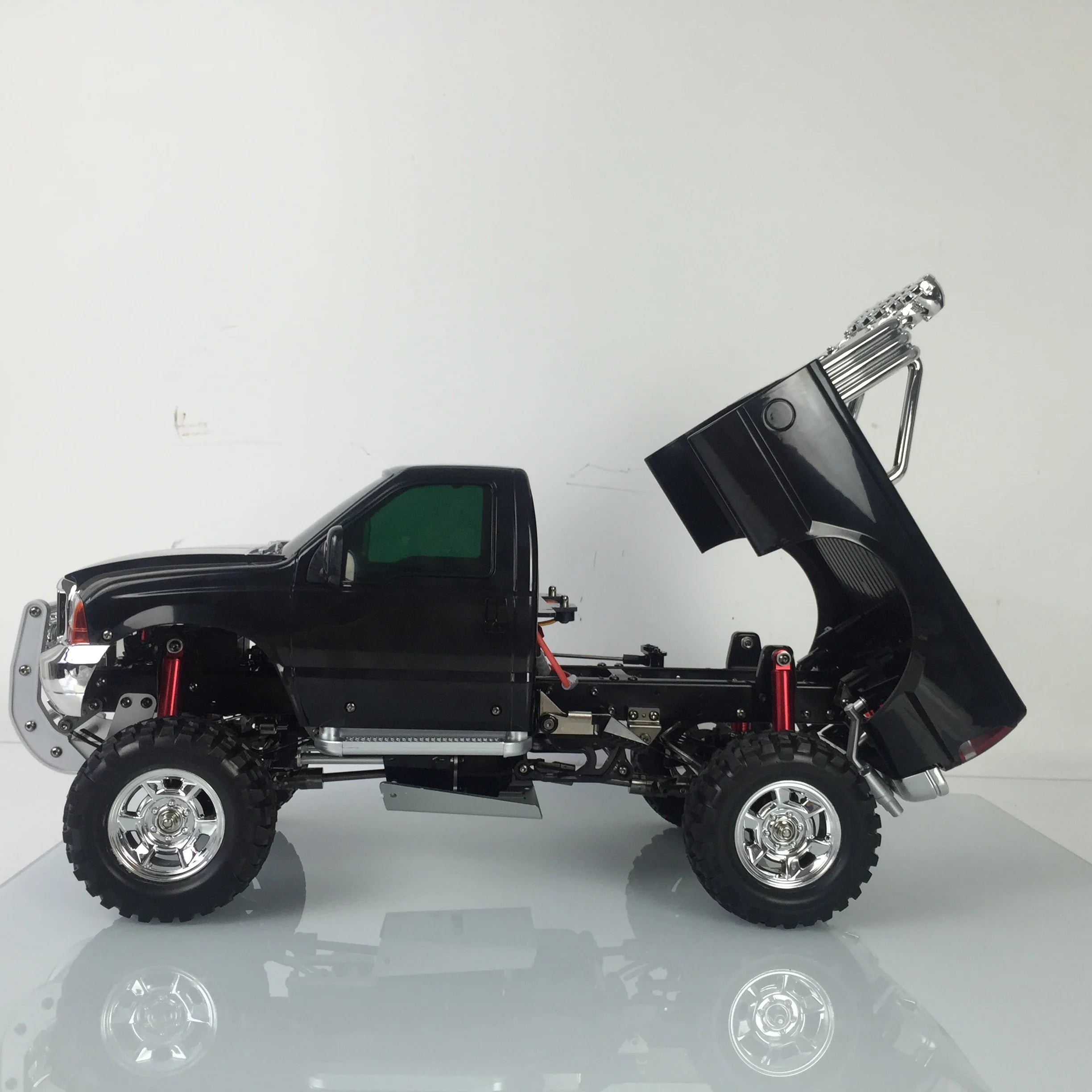 US Stock 1/10 HG P410 RC Pickup Truck 4*4 Rally Racing Crawler Car Model 2.4G Radio Motor ESC Outdoor Toy Model Gifts TH16939