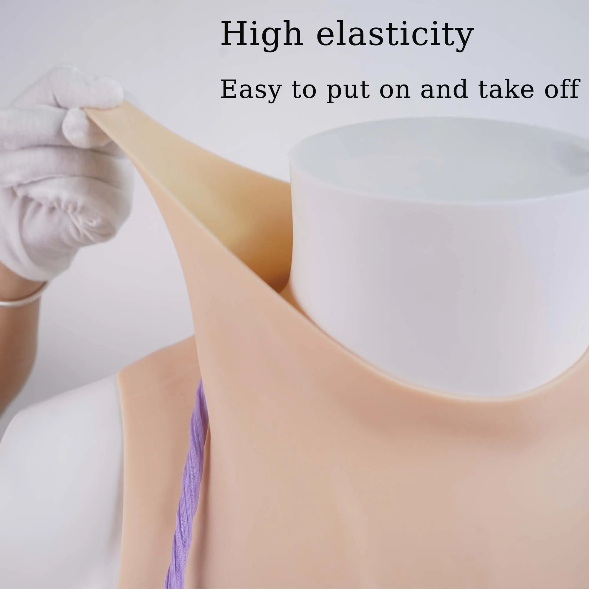 Zilasegy Silicone Breast Tgirl Cosplay for MenForms Huge Boob A/C/D/G/H Cup Transgender Drag Queen Shemale Cosplay