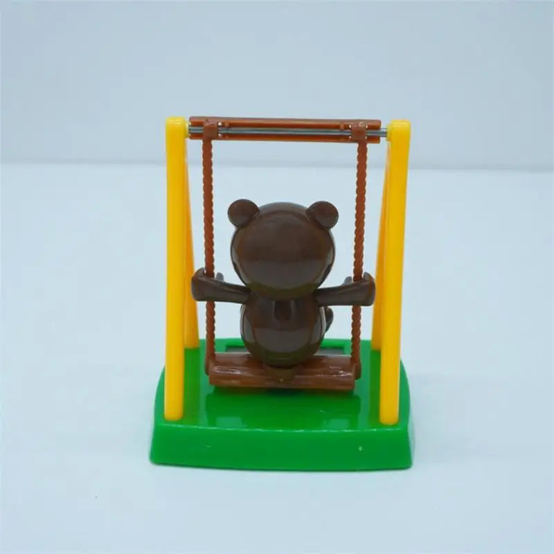 Swinging Solar Dancer Toy Cute Swing Bear Solar Dancing Bear Toy Solar Powered Figurine Car Dashboard Decor For Car Office Desk