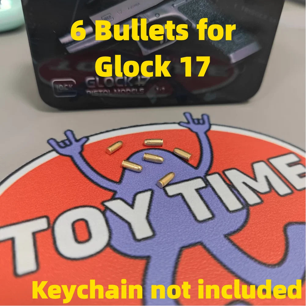 1:3 Scale Bullets for Mini Glock 17 Alloy Empire Glock 17 Bullets Accessories - Only Bullets