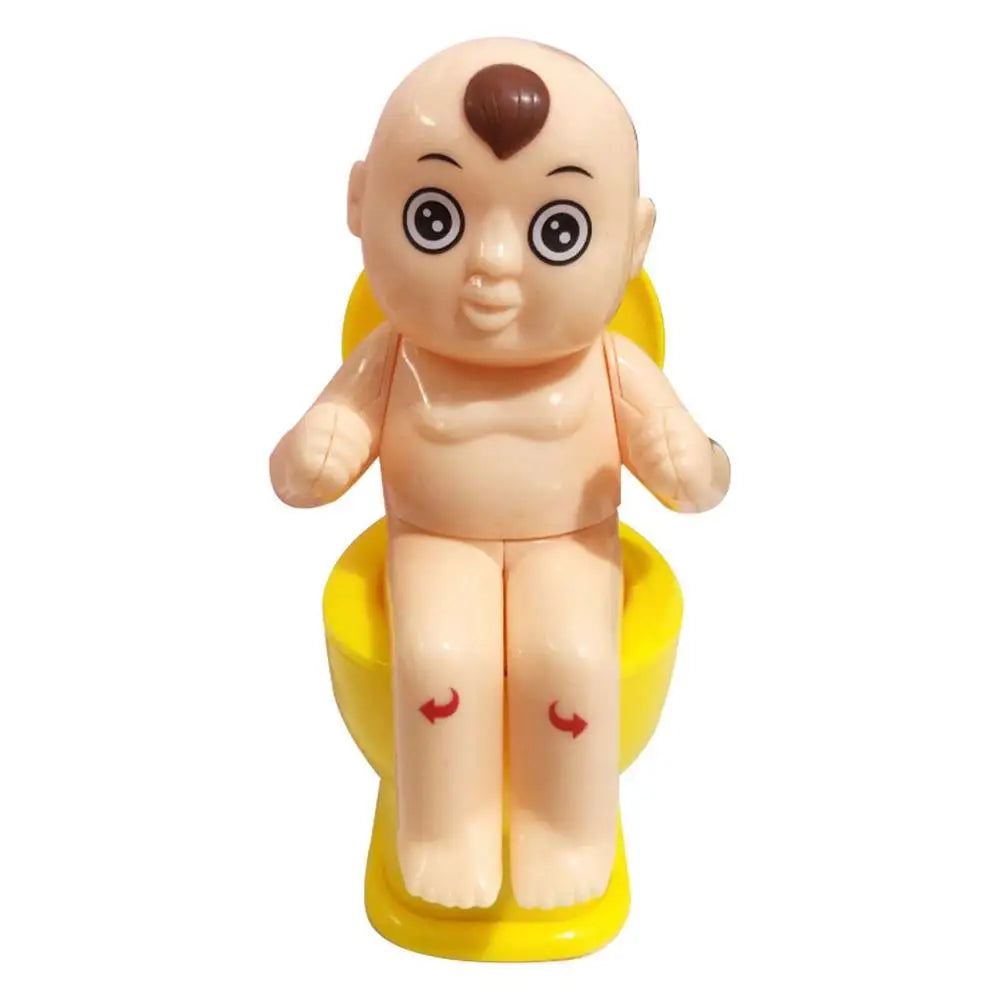 Novelty Squirt Toilet Toy With Pee Doll Toilet Pee Cartoon Boy Water Spray Trick Funny Children Tricky Shooting Water Toilet Toy
