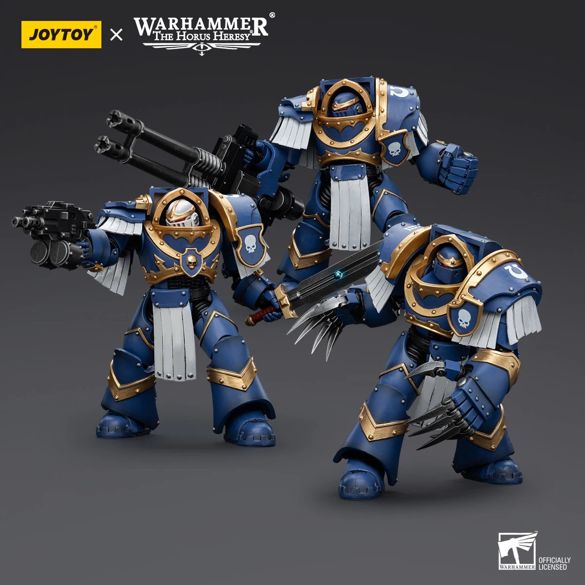 JOYTOY Warhammer 40K 1/18 Action Figure Ultramarines Cataphractii Terminator Squad Anime Figures Toys Model