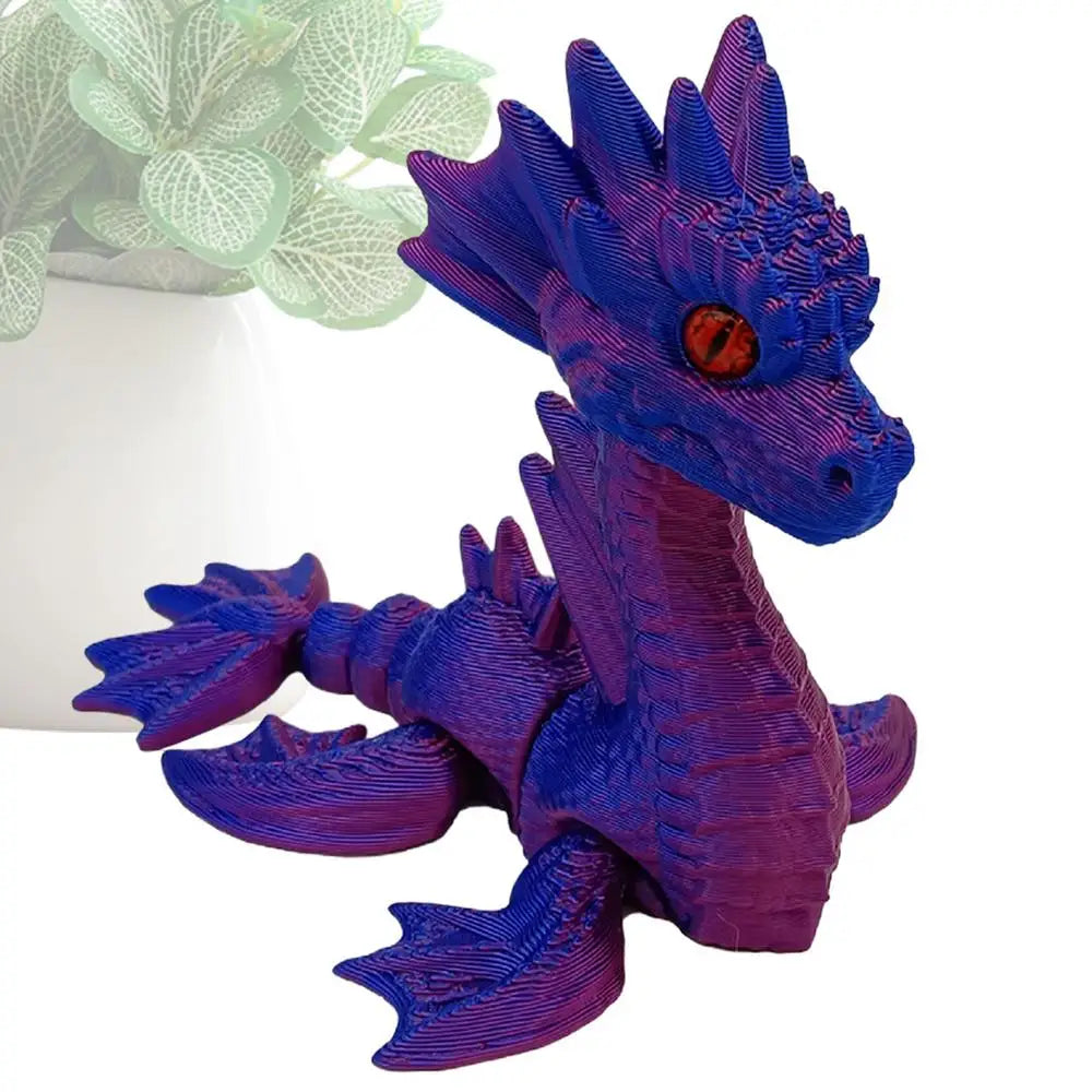 3d Printed Dragon Fidget Dragon Fidget Toy Mythical Pieces Articulated Dragon Toy For Birthday Home Decoration Executive Desk