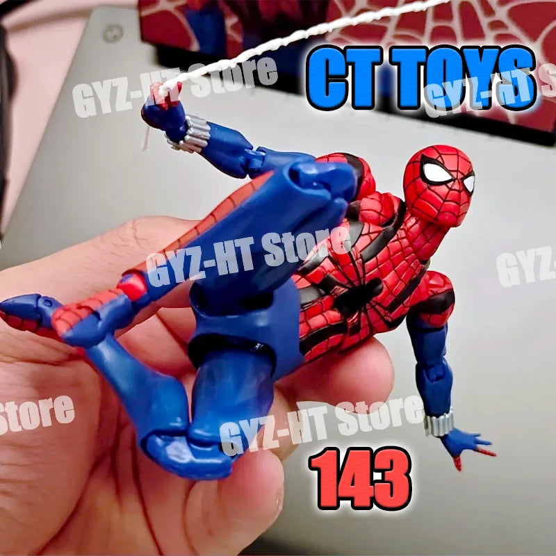In Stock Ct Toys Ben Reilly Mafex 143 Spiderman Comic Ver The Amazing Spider-Man Anime Action Figure Figurine Custom Gifts Toys
