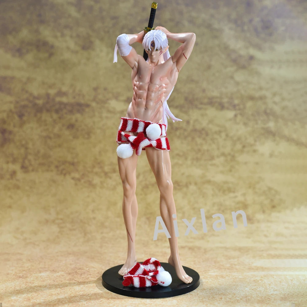 31cm Inuyasha Anime Figure Sesshoumaru Sexy Anime Figures +18 Uncensored for Adult Collection Gift Model Toys