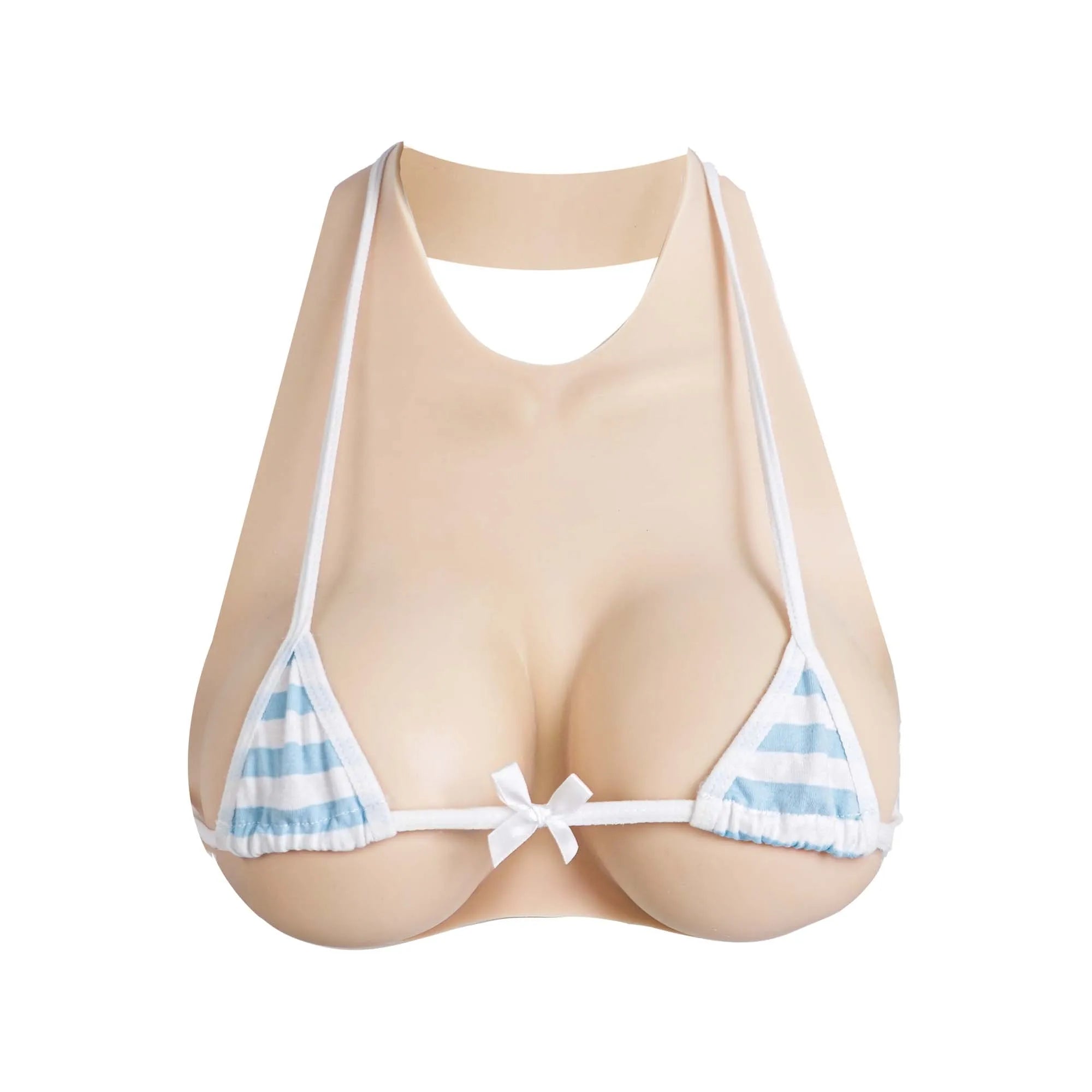 Zilasegy Realistic Fake Boobs Bodysuit Silicone Breast Form Plate For DragQueen Shemale Travesti Crossdresser Transgender