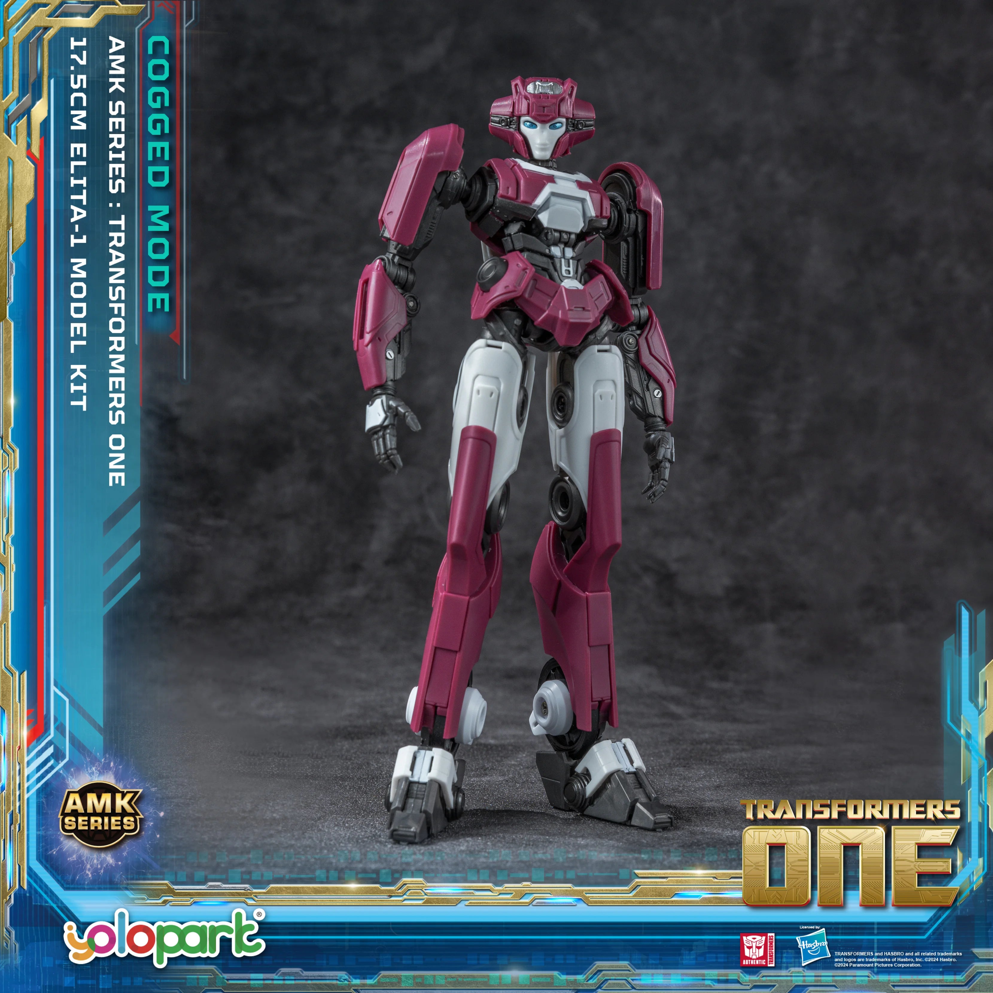 YOLOPARK Transformers One Elita-1 Cogged Mode Action Figure,6.89 Inch Highly Articulated No Converting Transformers Model Kit