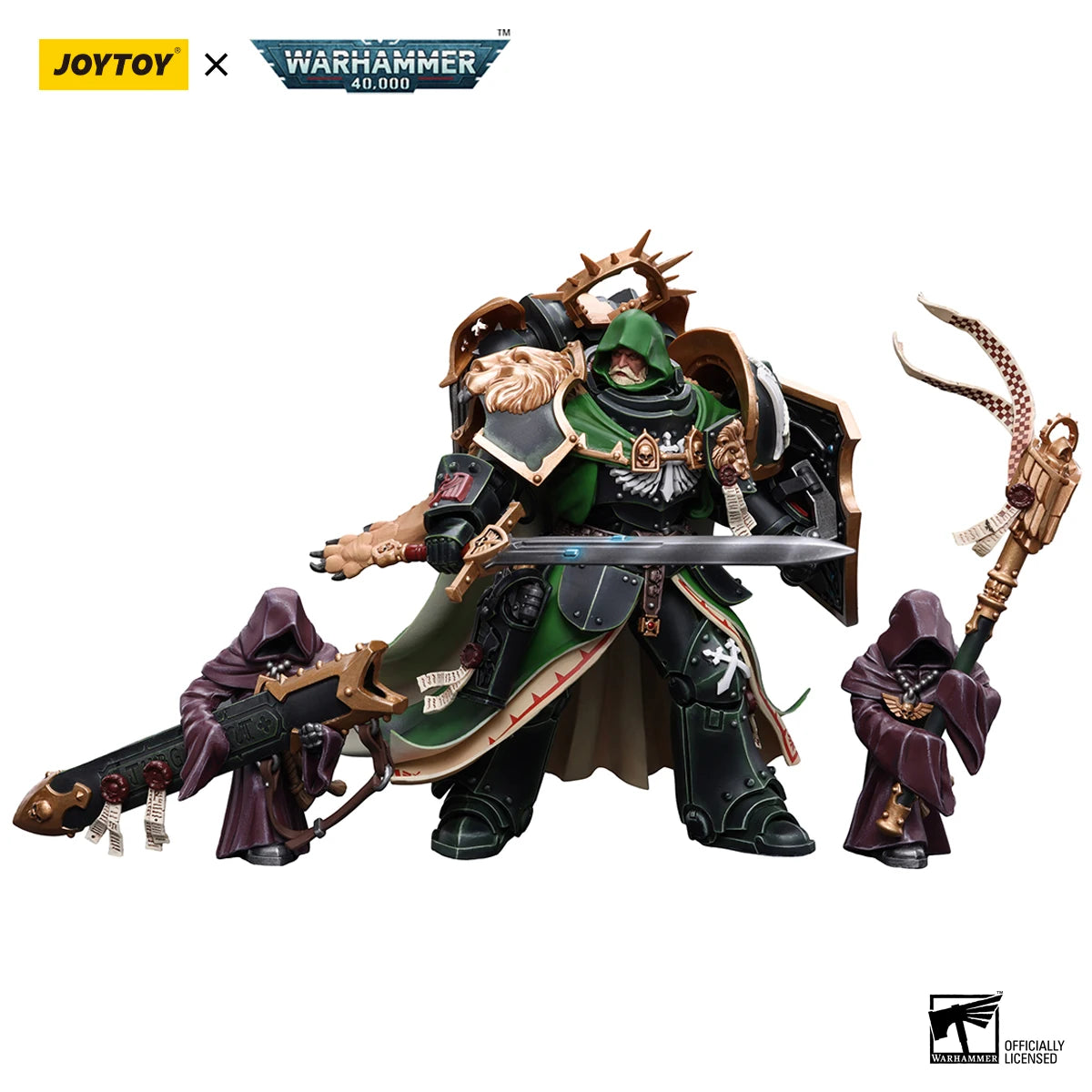 JOYTOY Warhammer 40k 1/18 Action Figure Dark Angels Primarch Lion Jonson Anime Toys Christmas Gift