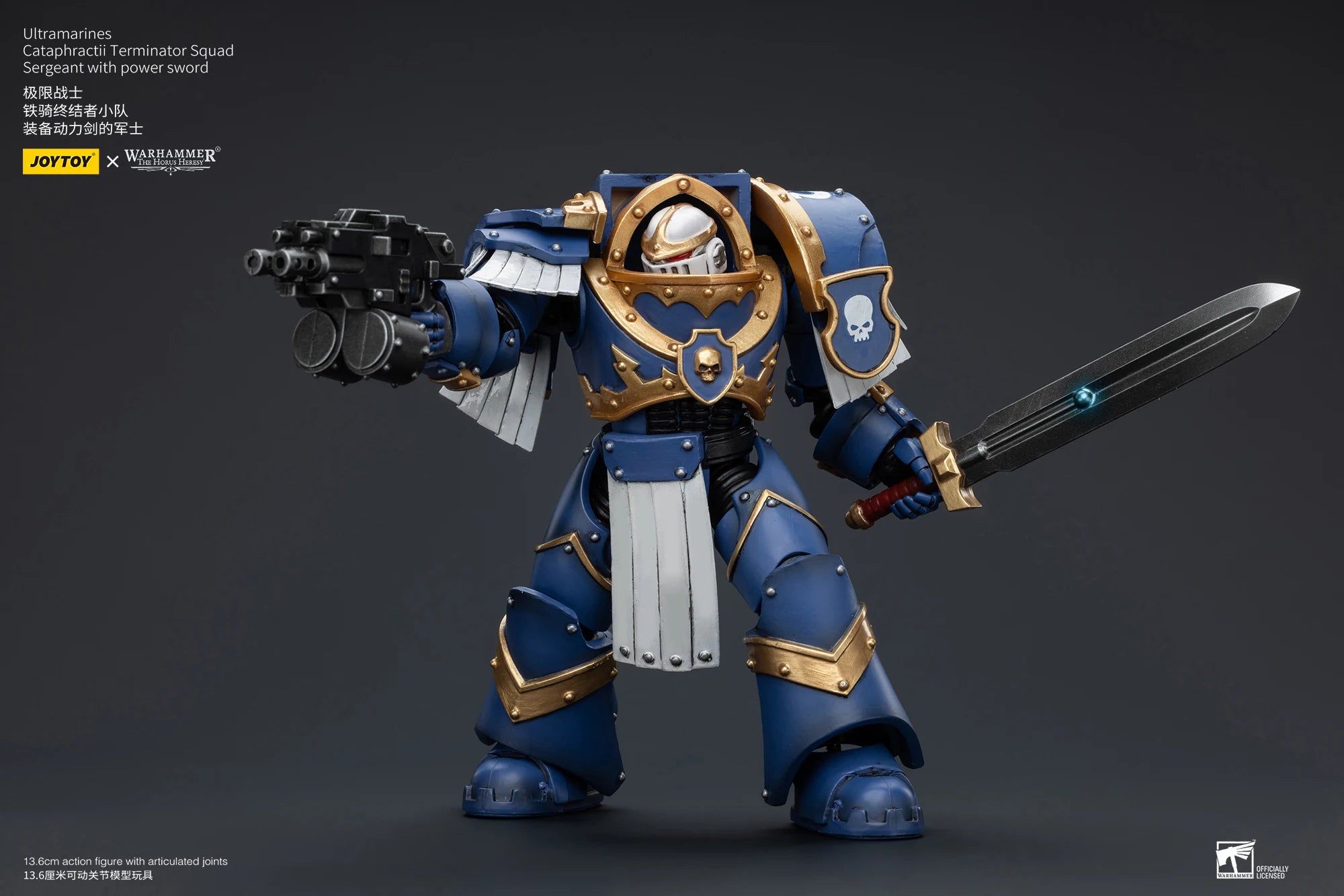 JOYTOY Warhammer 40K 1/18 Action Figure Ultramarines Cataphractii Terminator Squad Anime Figures Toys Model