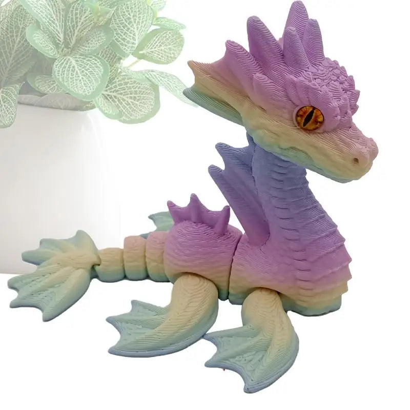 3d Printed Dragon Fidget Dragon Fidget Toy Mythical Pieces Articulated Dragon Toy For Birthday Home Decoration Executive Desk