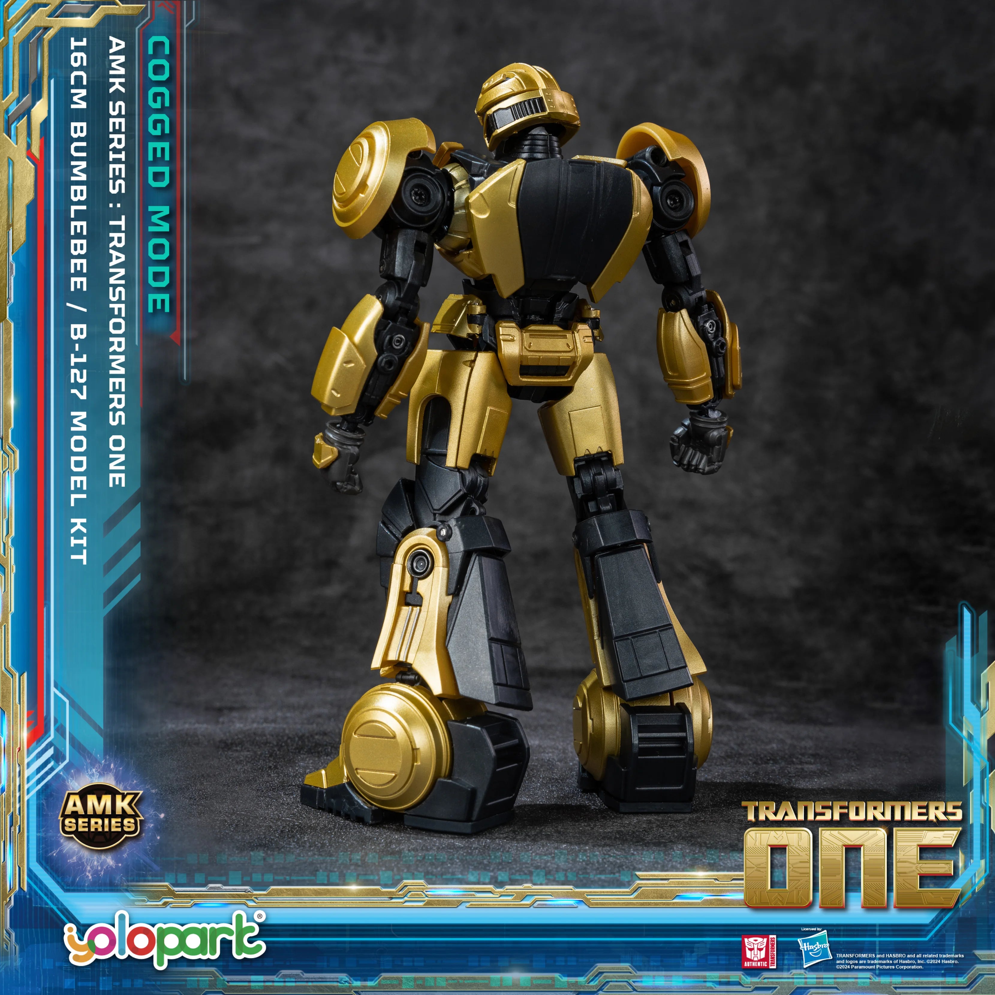 YOLOPARK Bumblebee Transformers Toy Cogged Mode,6.3 Inch Highly Articulated Transformers One Action Figures