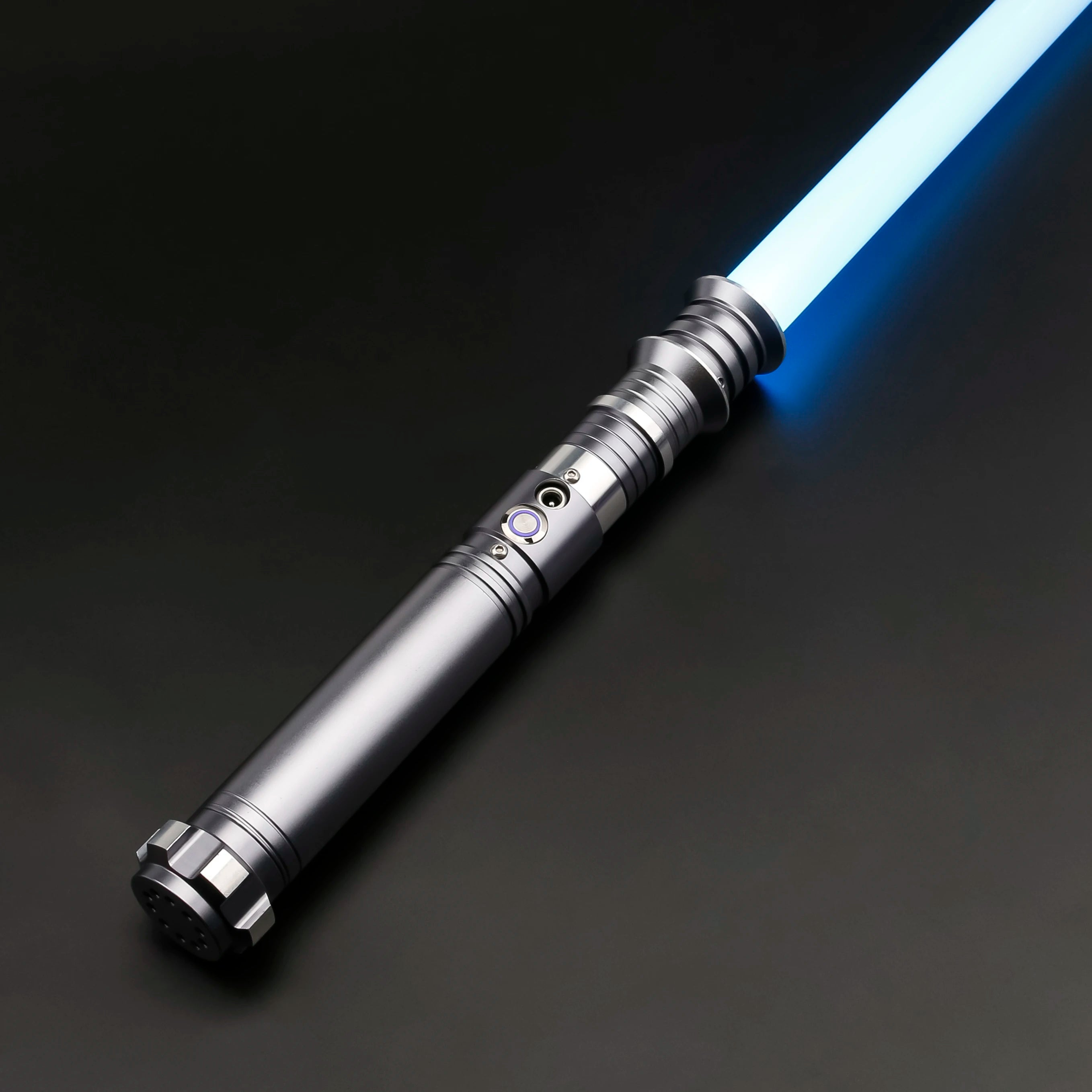 TXQSABER Lightsaber Heavy Dueling RGB Color Changing Metal Hilt Smooth Swing Blaster May 4th Cosplay Jedi Laser Sword Toys Kid