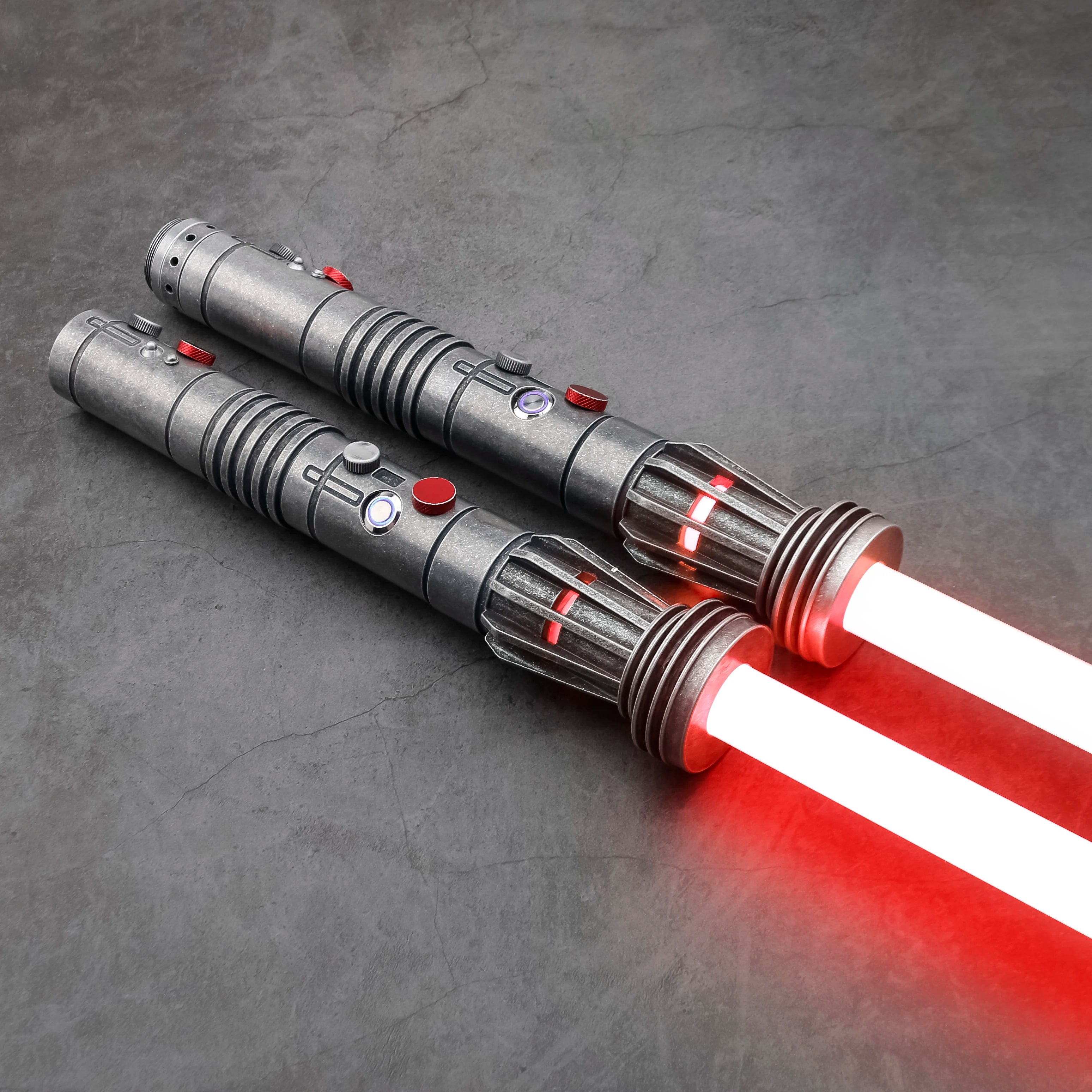 TXQSABER Special Edition Darth maul Heavy Dueling Lightsaber Bluetooth Control Colors Changing Blaster Cosplay Laser Sword Toys