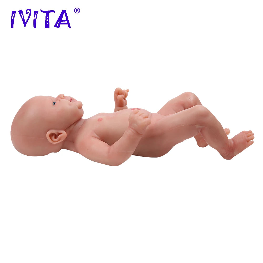 IVITA WB1512 14" 100% Full Body Silicone Reborn Doll coco Soft Dolls Realistic Boy Baby DIY Blank Children Lifelike Bebe Toys