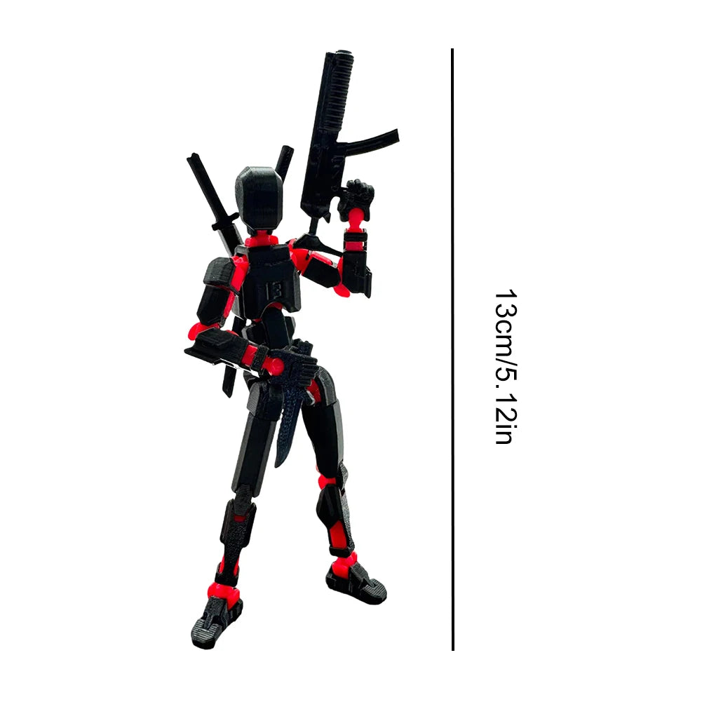 13 Action Figure Titan Multi-articular Robot Toys Dummy 3D Printed Movable Shapeshift Robot Action Anime Figure For Boy Gifts