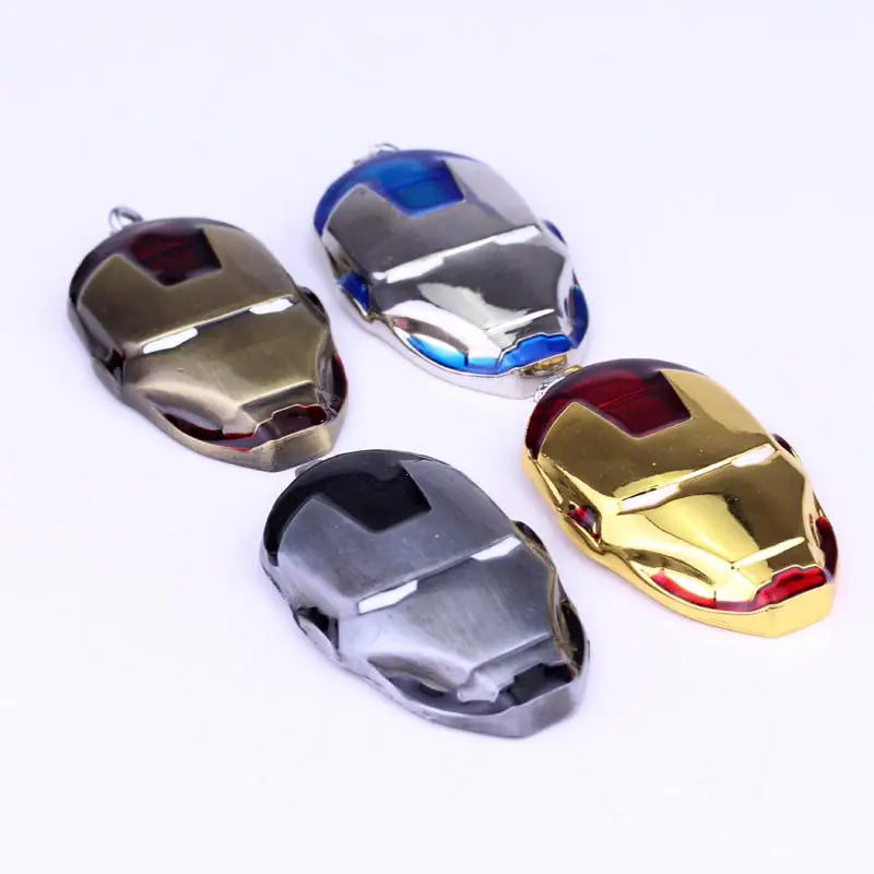 Marvel Avengers Keychain Superhero Iron Man Helmet Metal Pendant Keyring Car Backpack Key Holder Trend Jewelry Accessories Gifts
