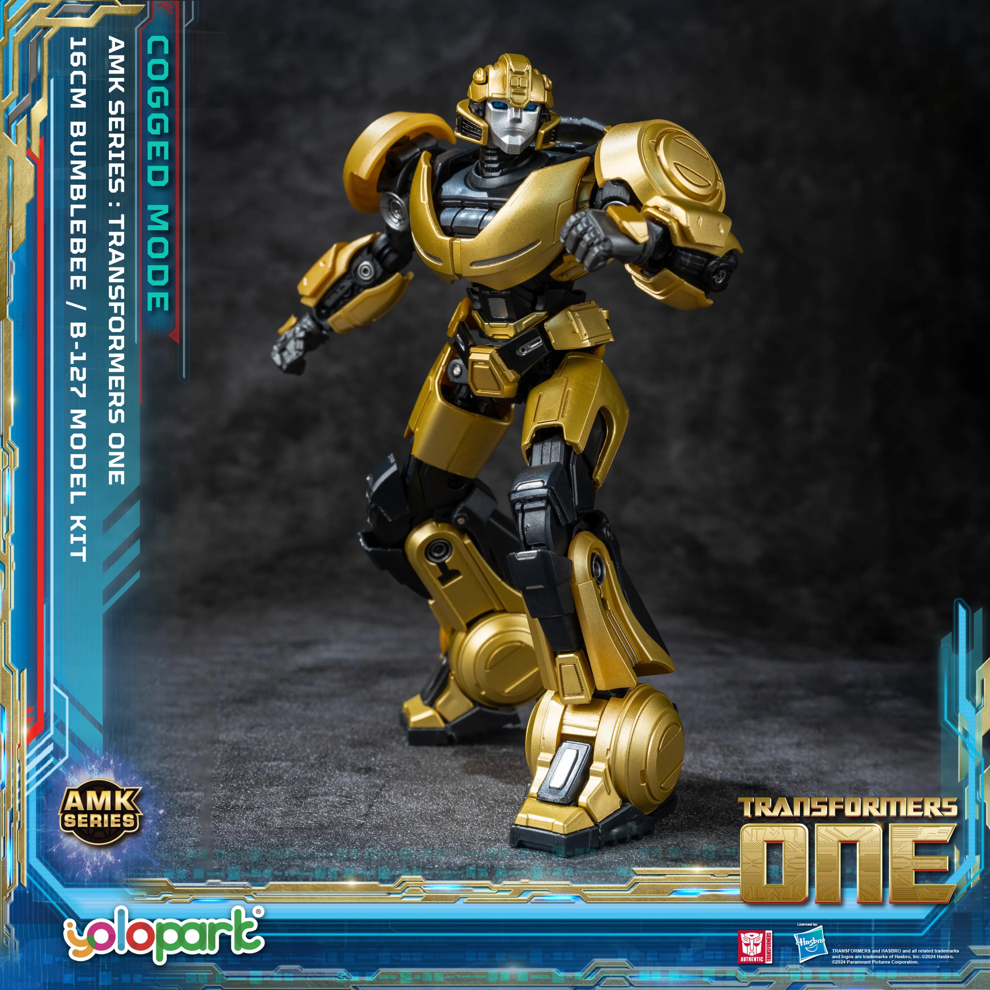 YOLOPARK Bumblebee Transformers Toy Cogged Mode,6.3 Inch Highly Articulated Transformers One Action Figures