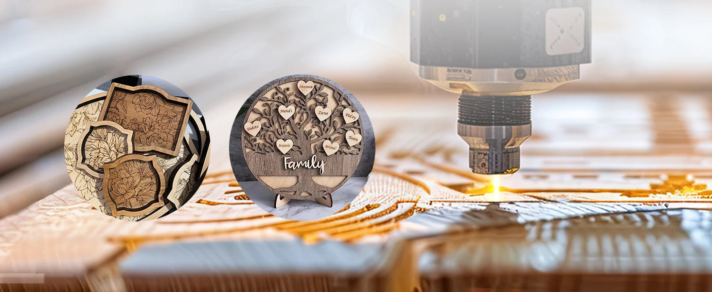 Robotime 12-Pack 3mm Basswood 12 x 12 x 1/8 Inch Craft Wood A/A Grade Basswood Sheets 1/8" - 1/8" Plywood for Laser Cutting