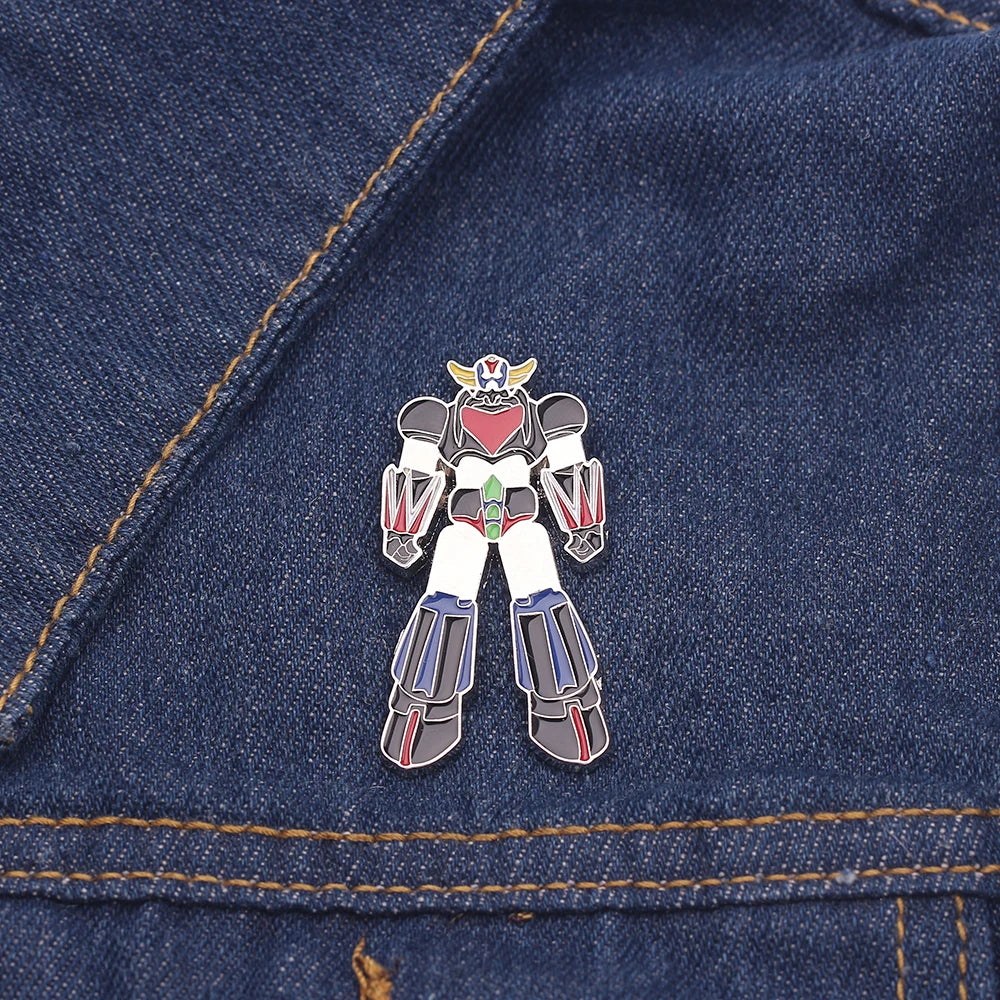 Transformers Robot Pins Cute Toys Model Optimus Prime Metal Enamel Brooch for Jacket Backpack Accessories Badges