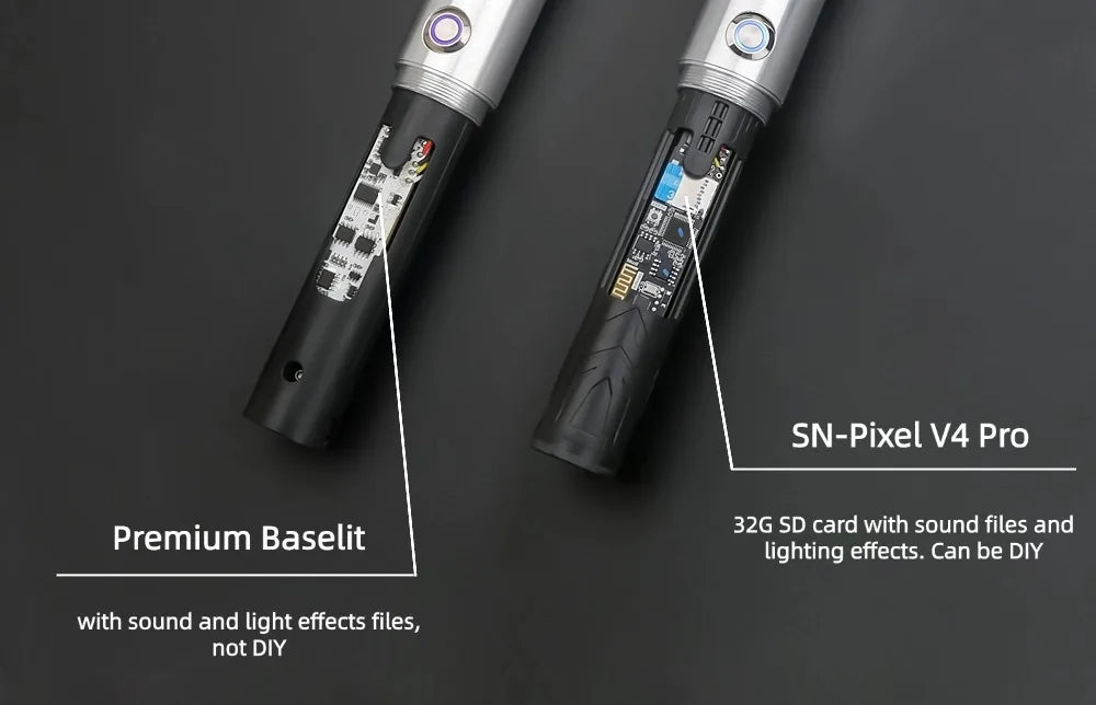 TXQ LUKE Skywalker 5-4 Stars Lasers Combat Lightsaber Proffie Smooth Swing Blaster Metal Toys Cosplay Gift Juguetes lightstick