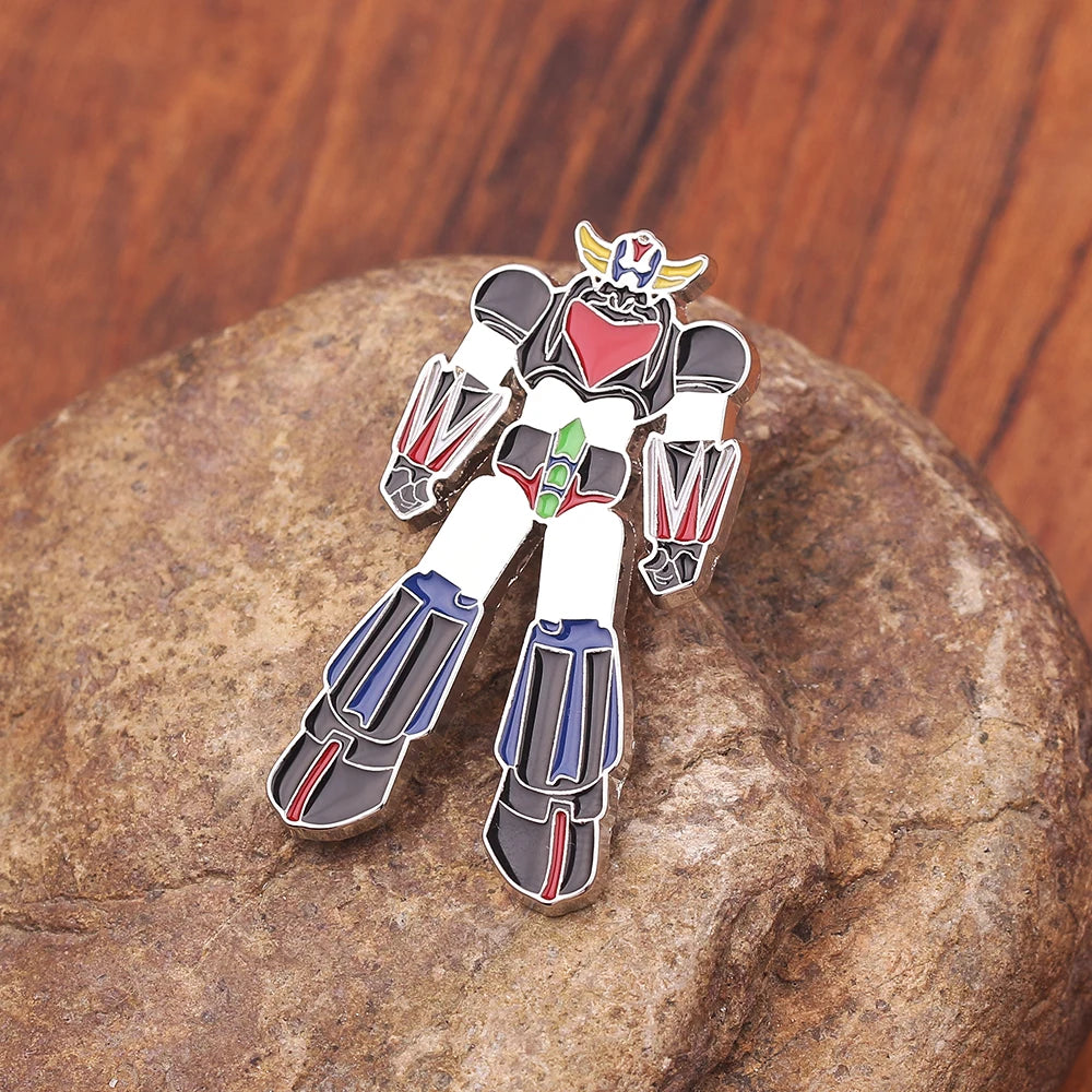 Transformers Robot Pins Cute Toys Model Optimus Prime Metal Enamel Brooch for Jacket Backpack Accessories Badges