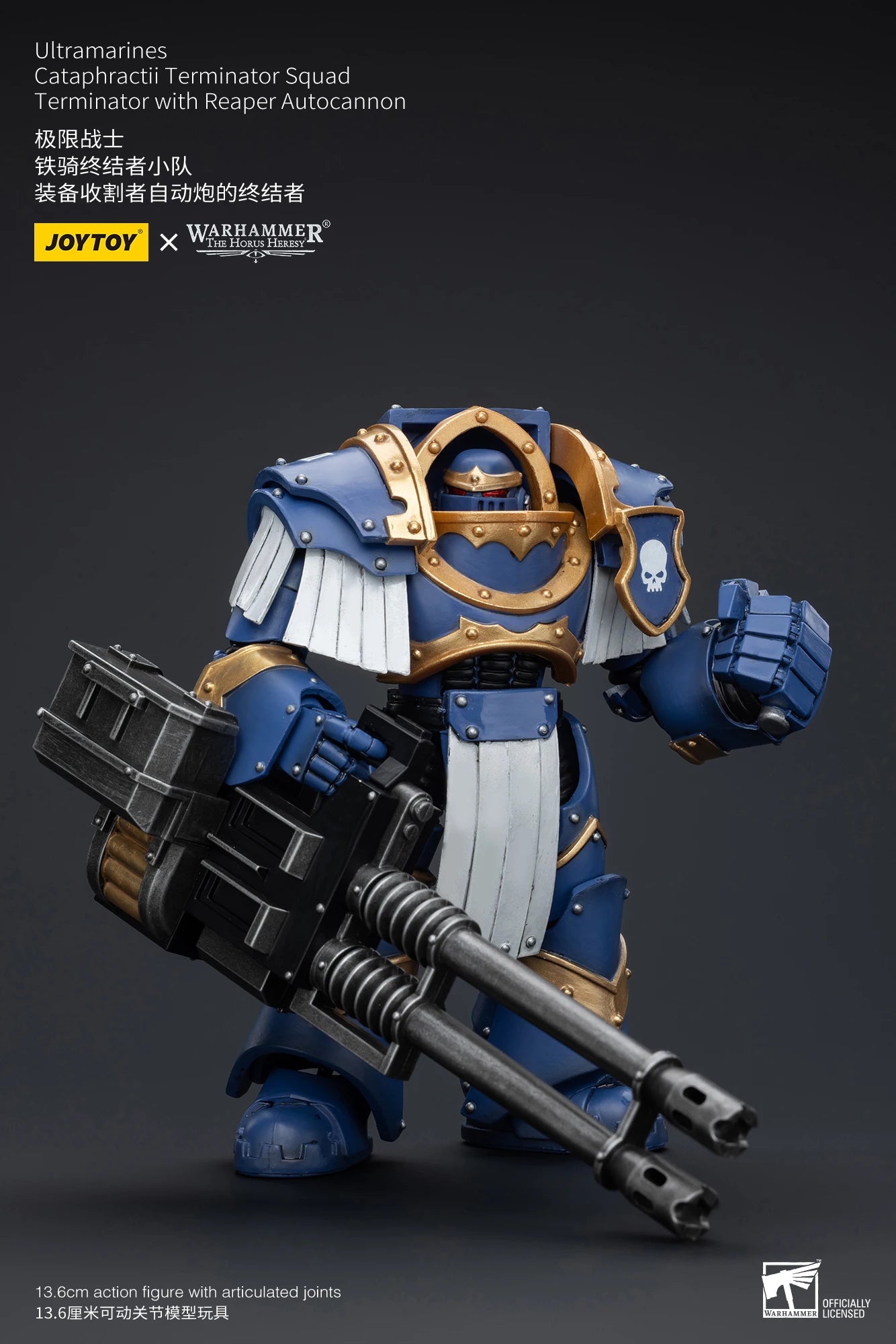 JOYTOY Warhammer 40K 1/18 Action Figure Ultramarines Cataphractii Terminator Squad Anime Figures Toys Model