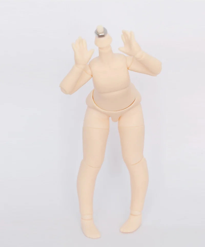 New Big 1/8BJD Body White Skin Ball Joint Body Doll Accessories Boy Girl Toy for BJD GSC doll head