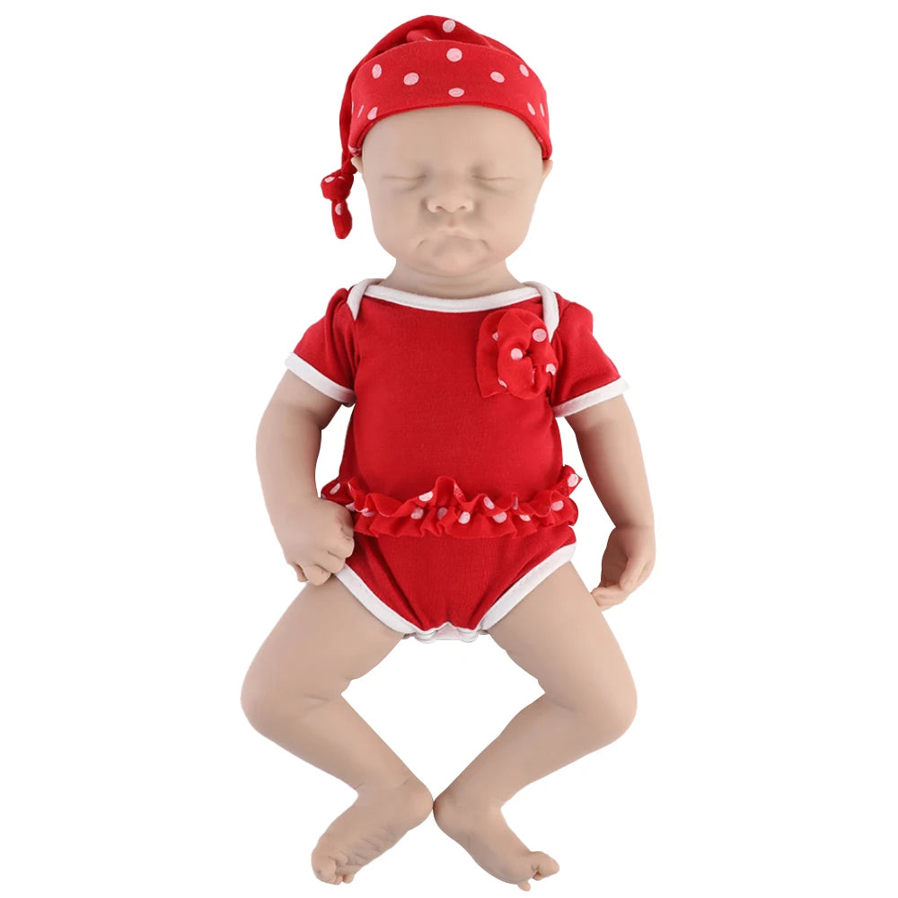 IVITA 100% Silicone Reborn Baby Doll Unpainted Realistic Baby Dolls Wholesale Lifelike Bebe Toys for Children Christmas Gift